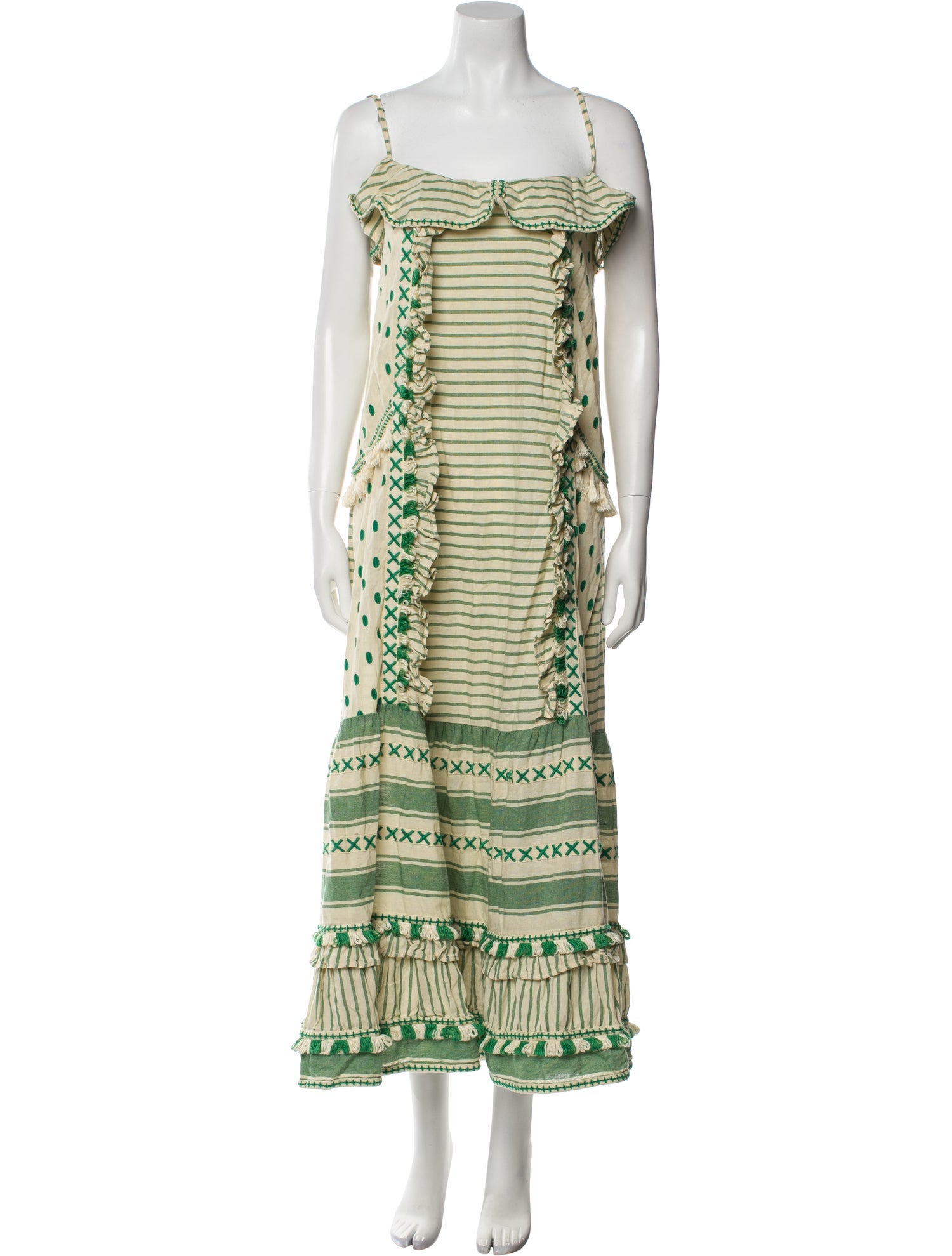 Dodo Bar Or Striped Long Dress