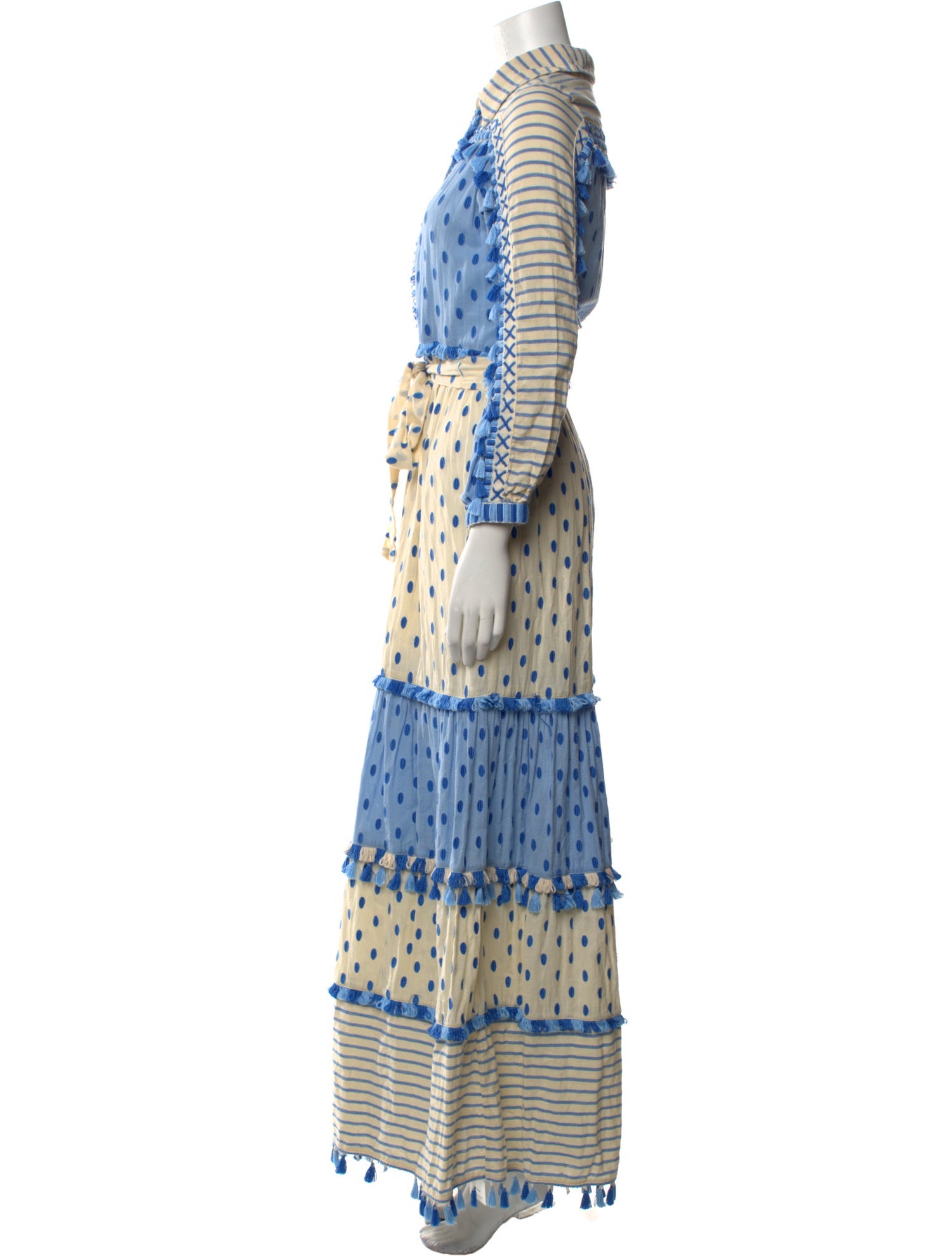 Dodo Bar Or Polka Dot Print Long Dress