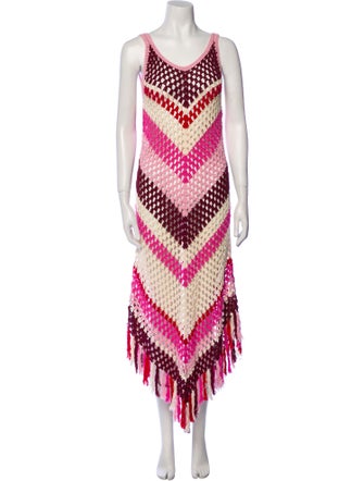 Dodo Bar Or Striped Midi Length Dress