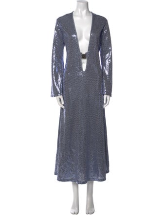 Dodo Bar Or V-Neck Long Dress