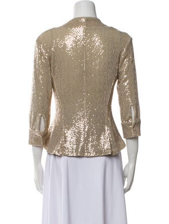 Dodo Bar Or Printed V-Neck Top