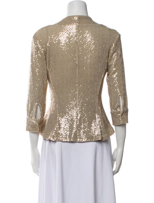 Dodo Bar Or Printed V-Neck Top