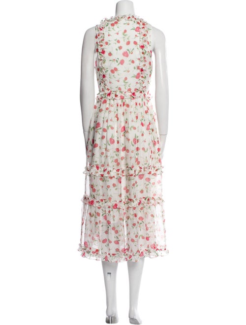 Dodo Bar Or Floral Print Midi Length Dress