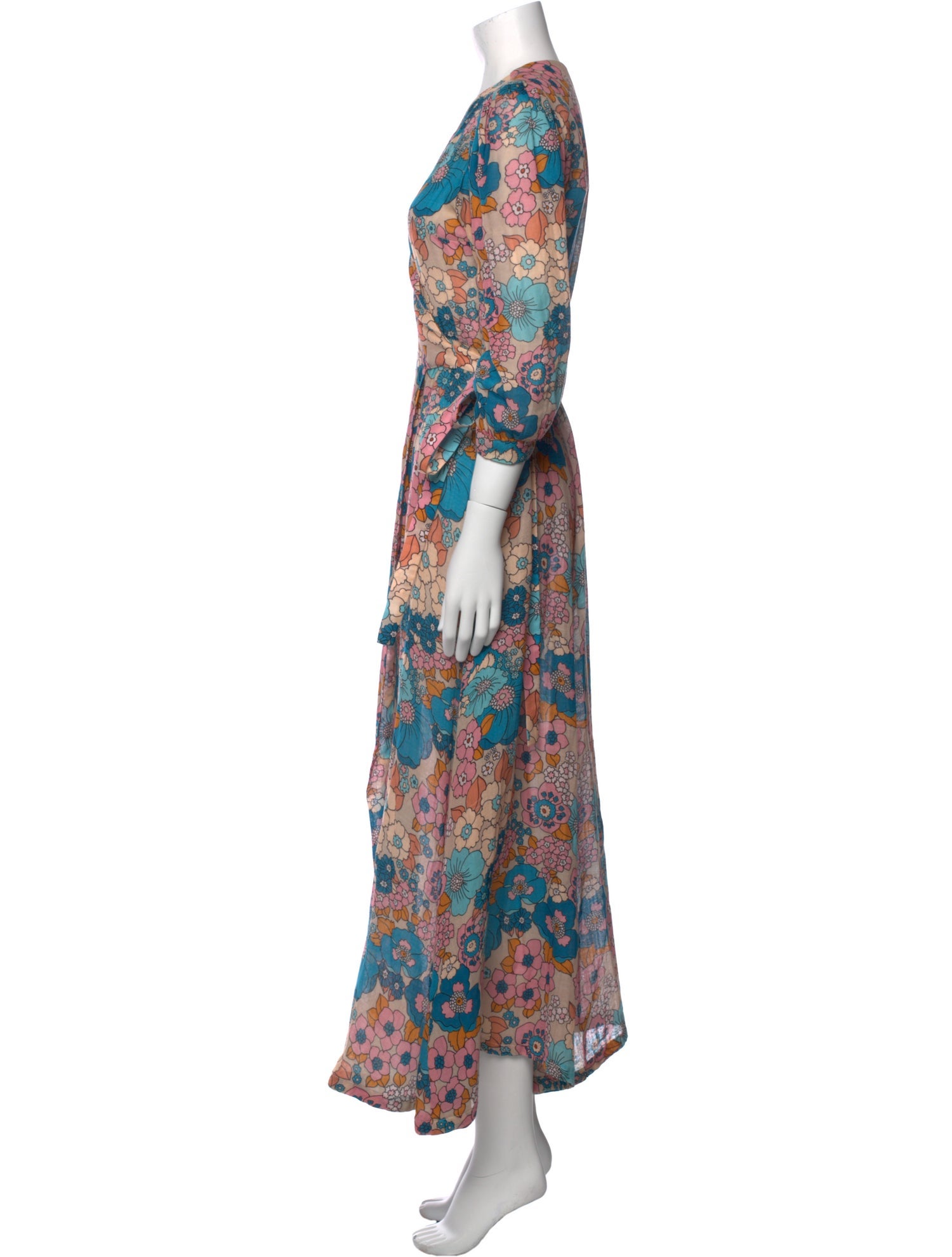 Dodo Bar Or Floral Print Long Dress