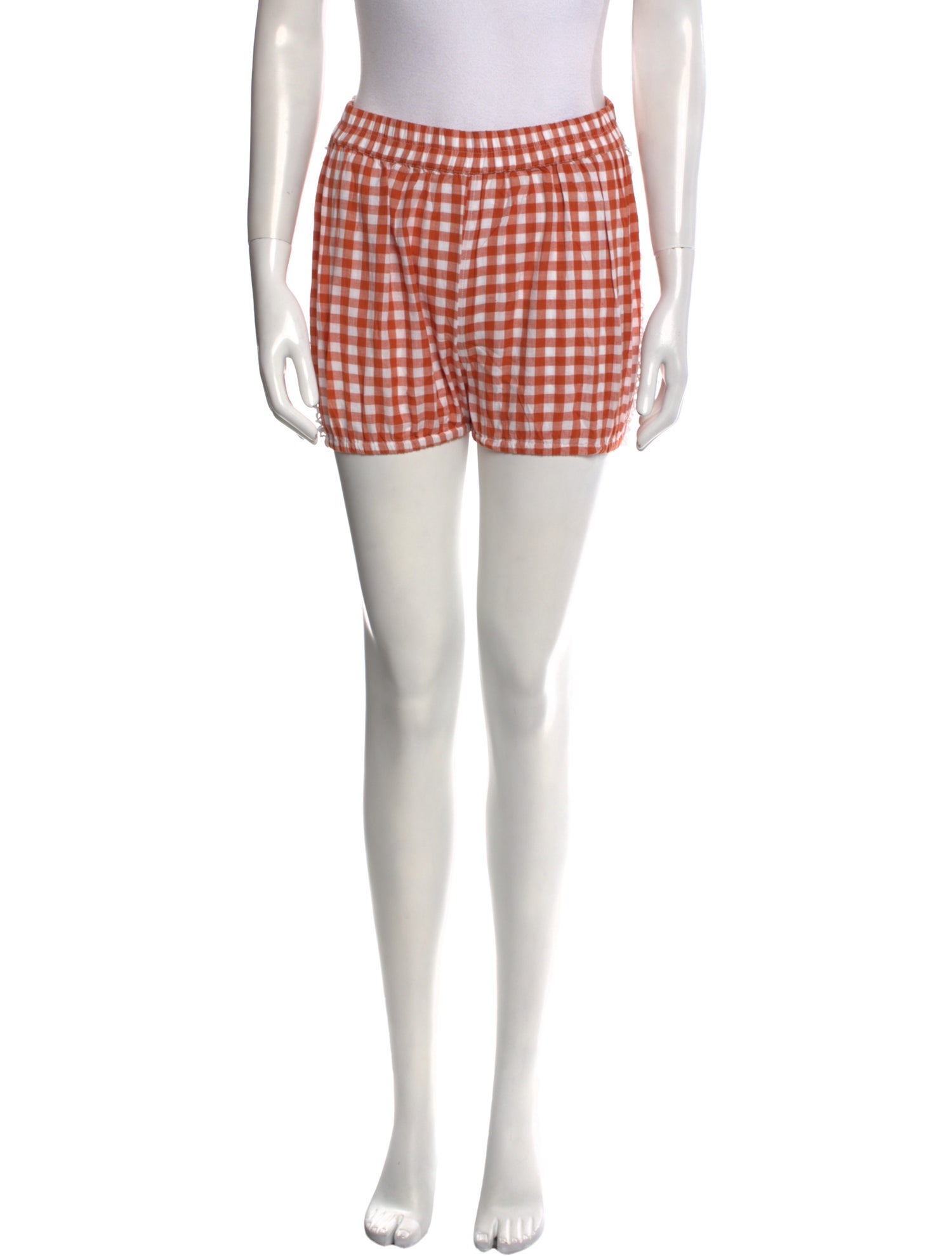 Dodo Bar Or Plaid Print Mini Shorts