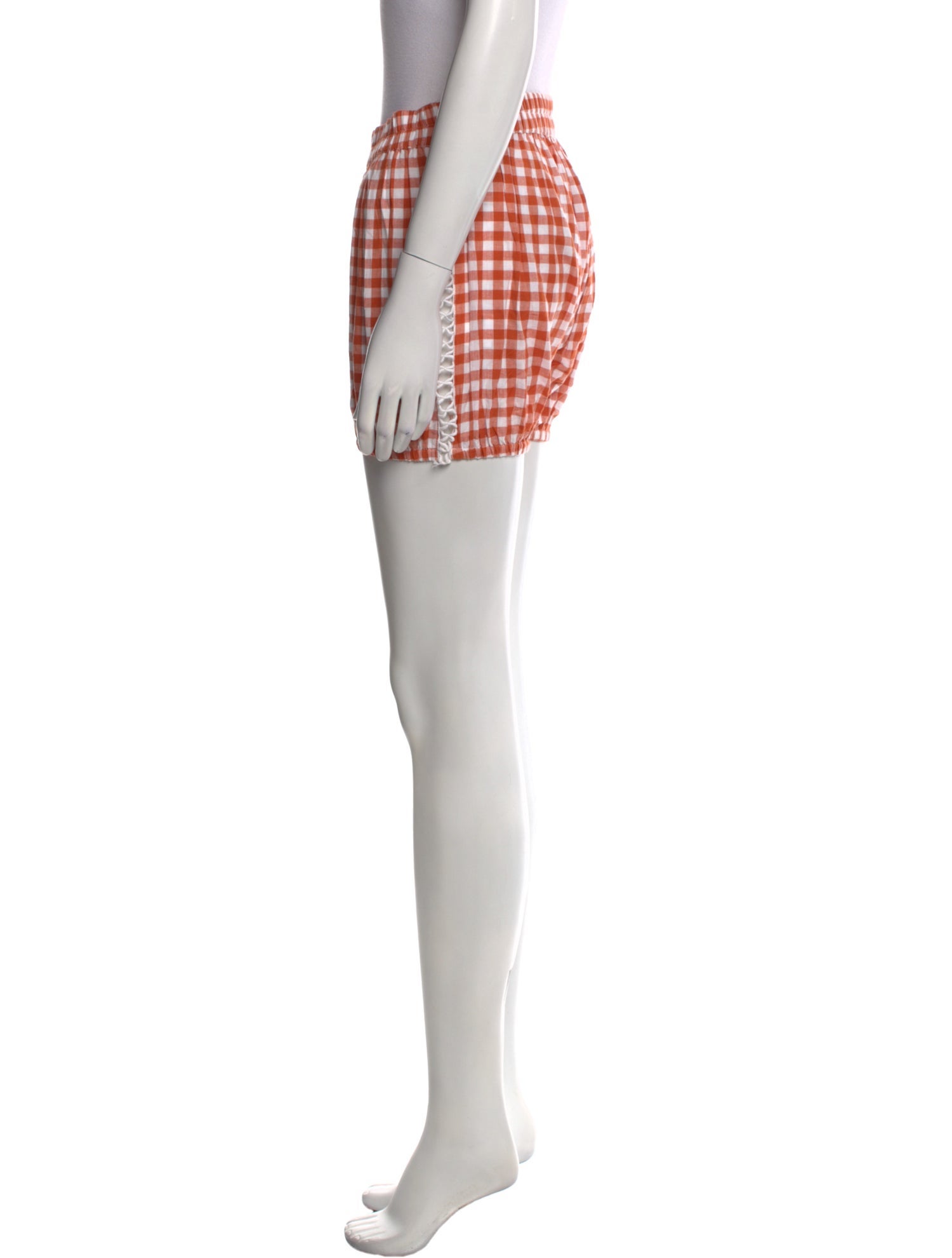 Dodo Bar Or Plaid Print Mini Shorts