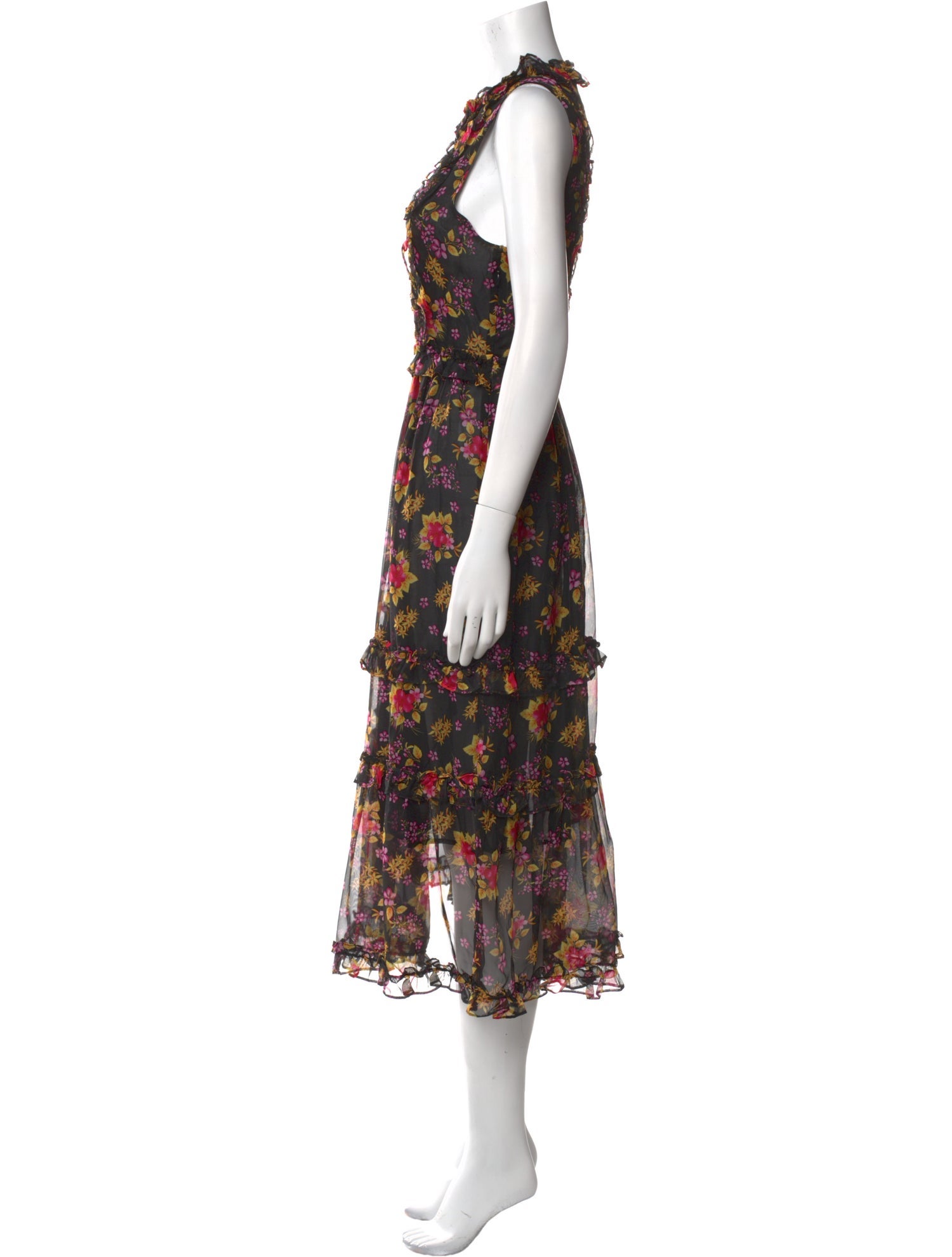 Dodo Bar Or Floral Print Long Dress