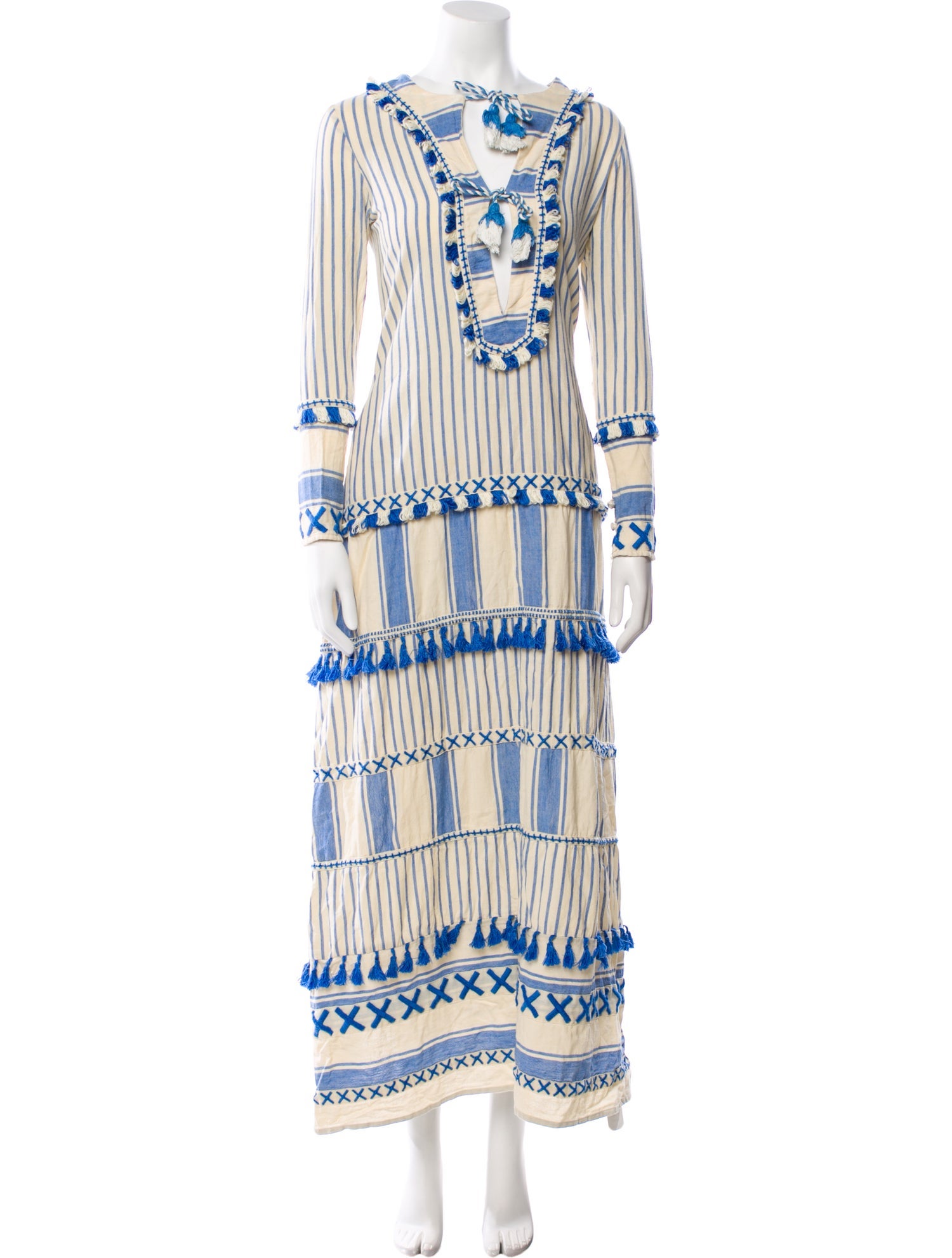 Dodo Bar Or Striped Long Dress