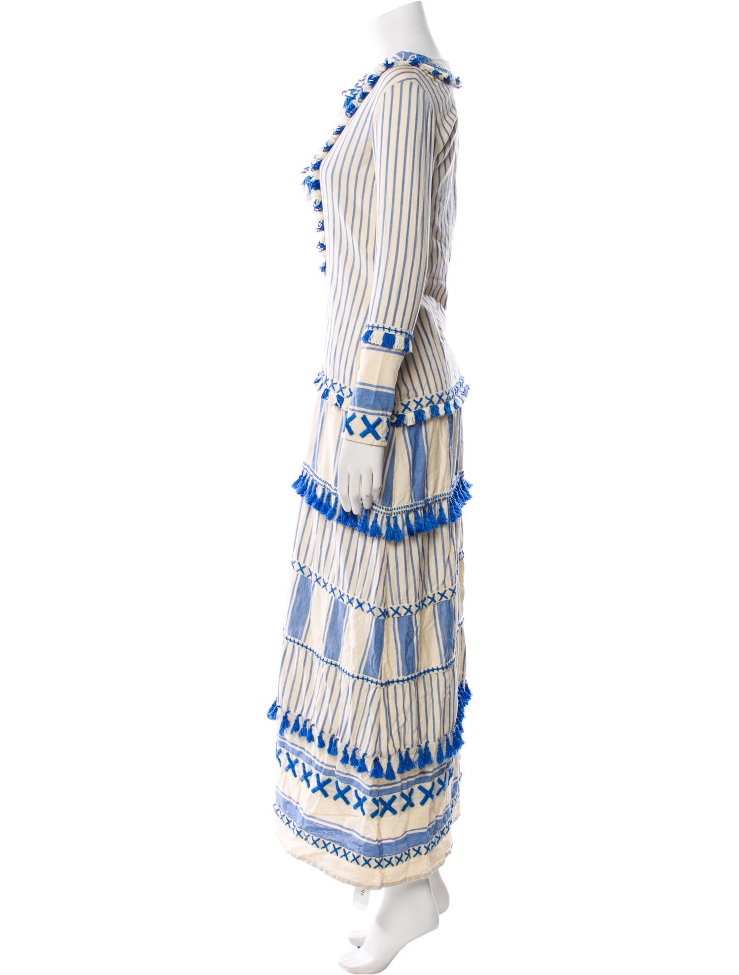 Dodo Bar Or Striped Long Dress