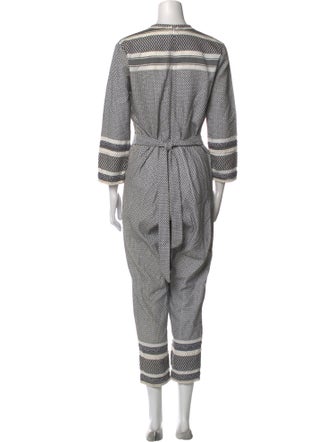 Dodo Bar Or Printed V-Neck Jumpsuit