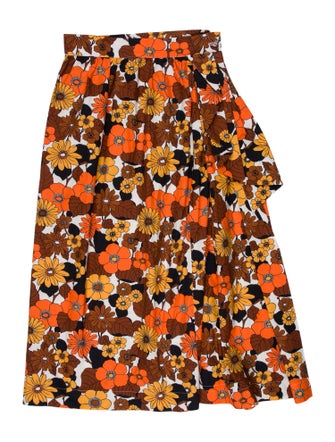 Dodo Bar Or Floral Print Knee-Length Skirt