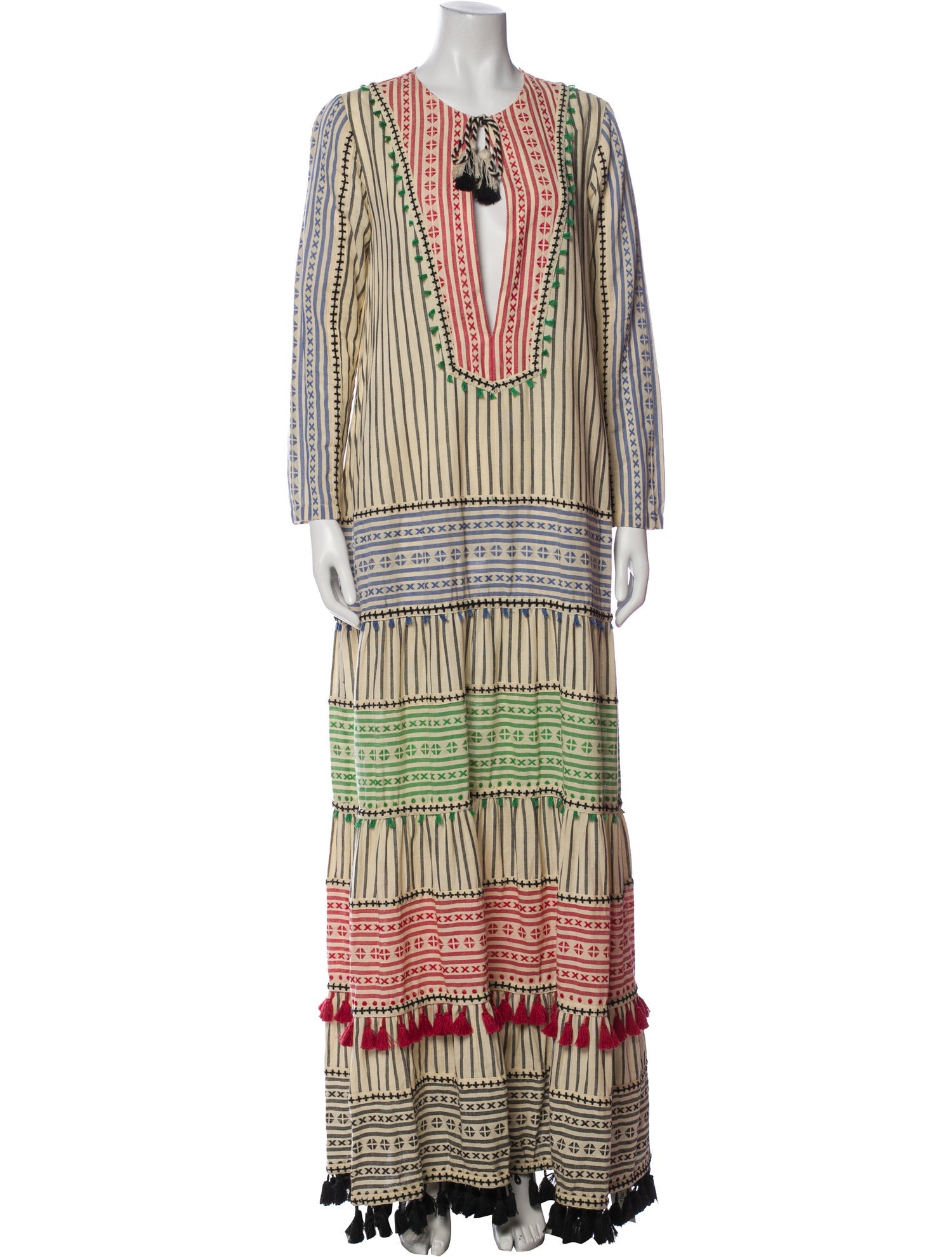 Dodo Bar Or Striped Long Dress