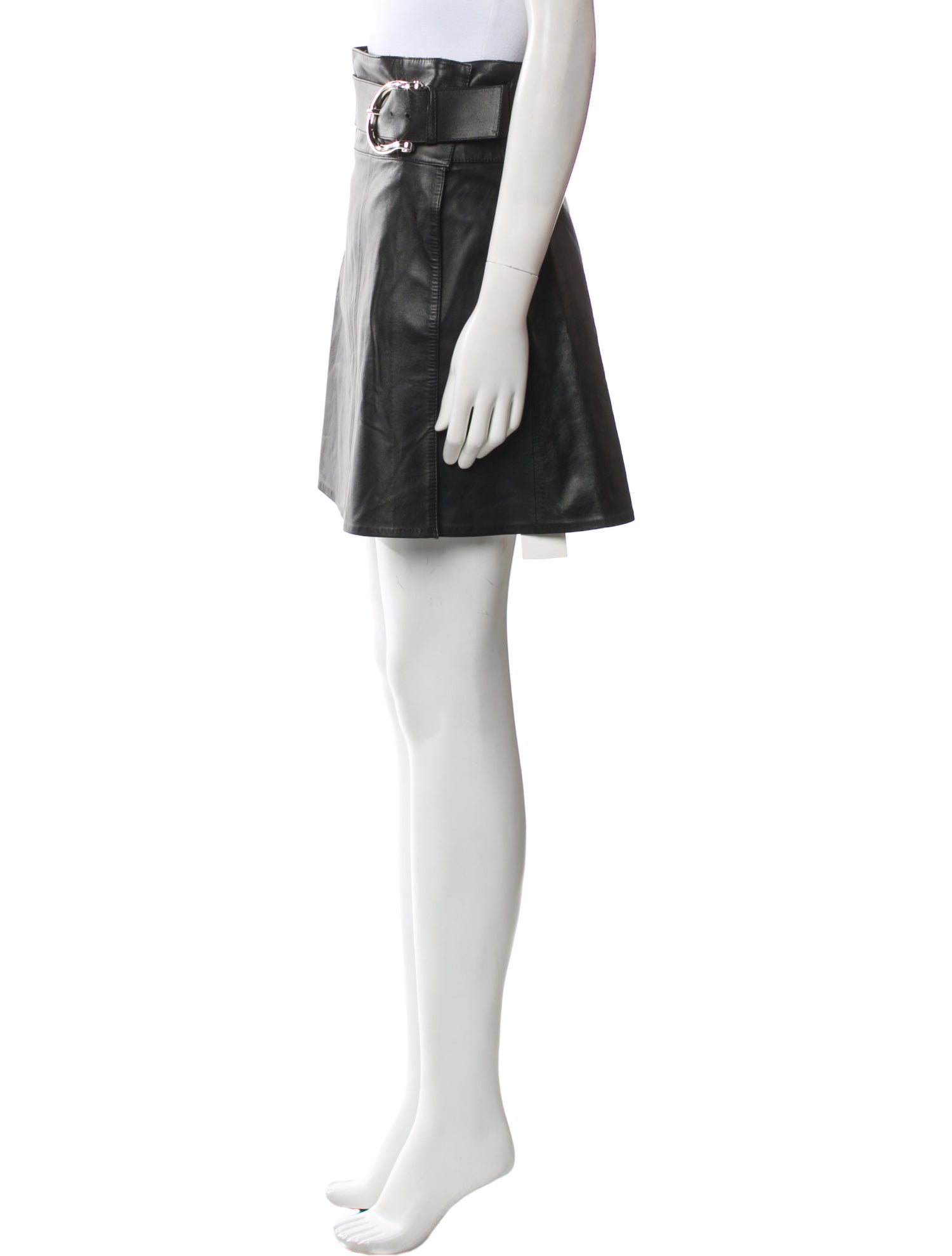 Dodo Bar Or Leather Mini Skirt