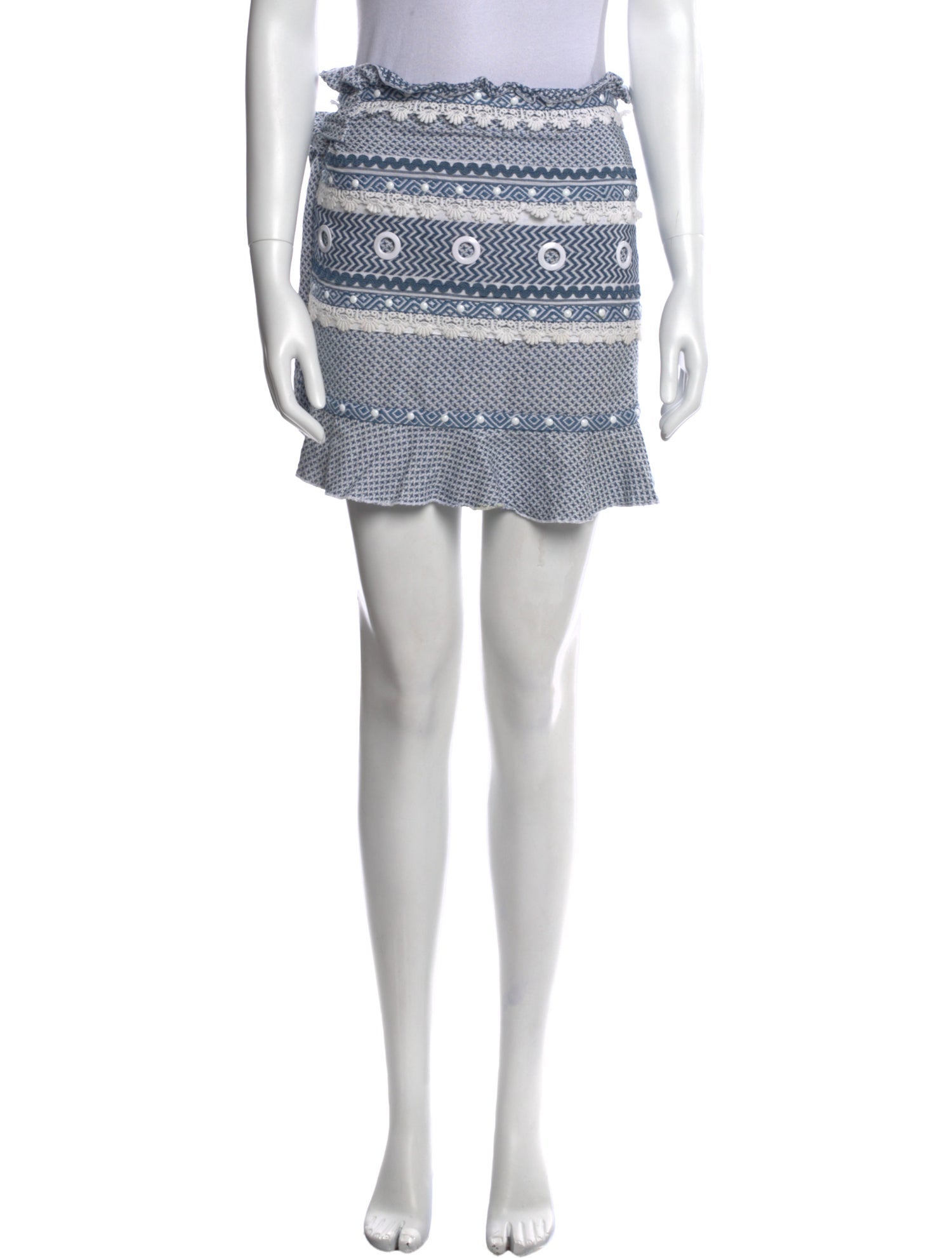 Dodo Bar Or Striped Mini Skirt