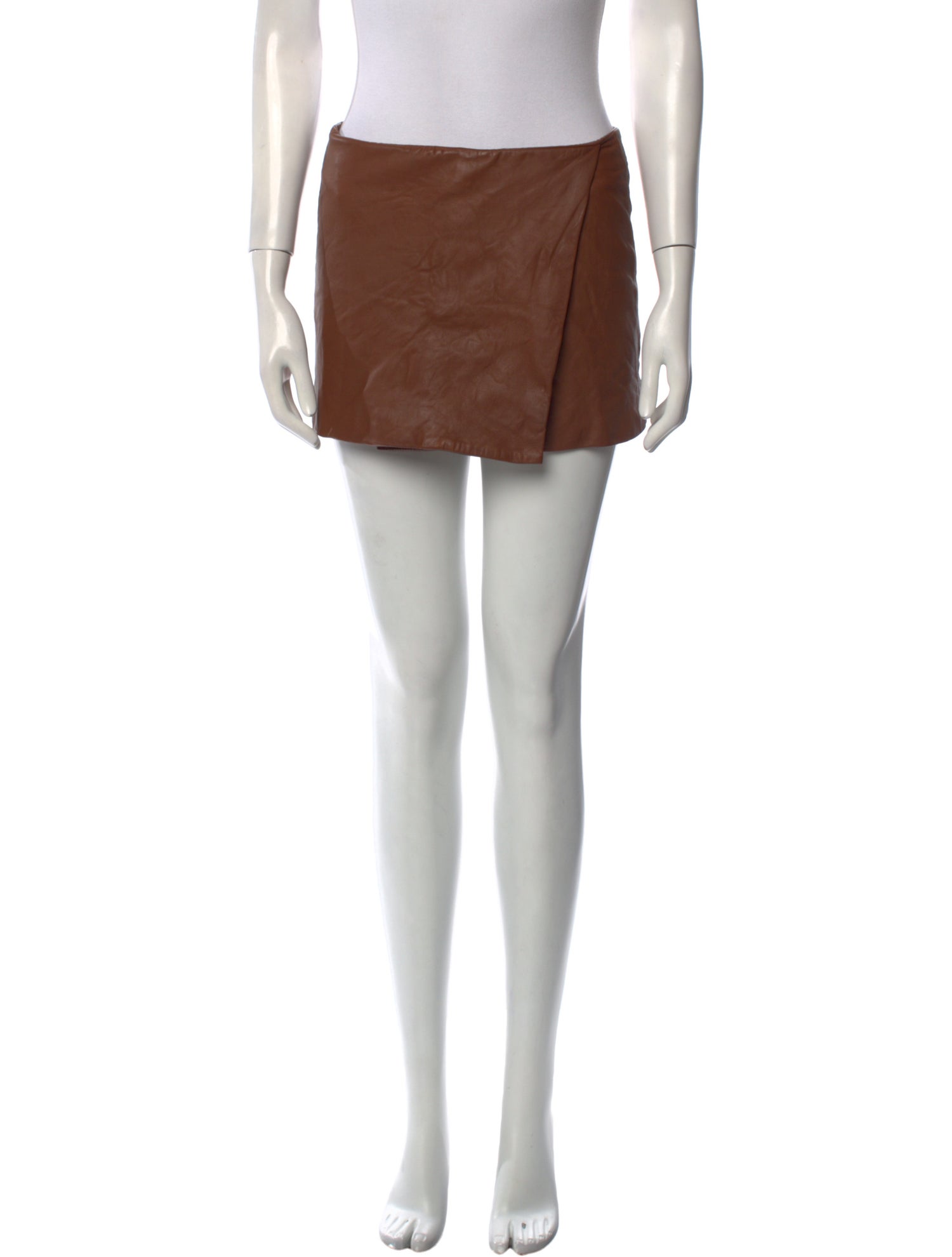 Dodo Bar Or Leather Mini Skirt