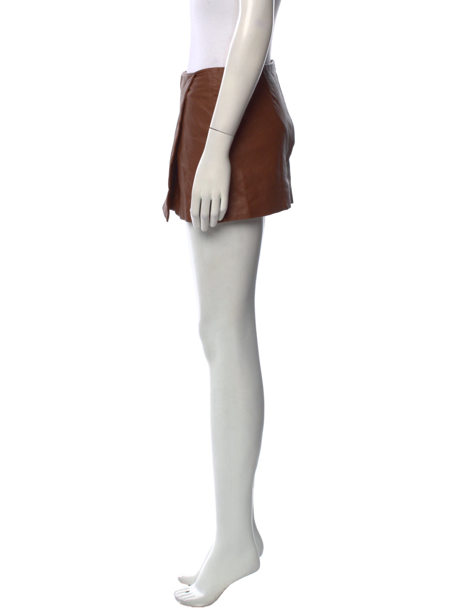 Dodo Bar Or Leather Mini Skirt