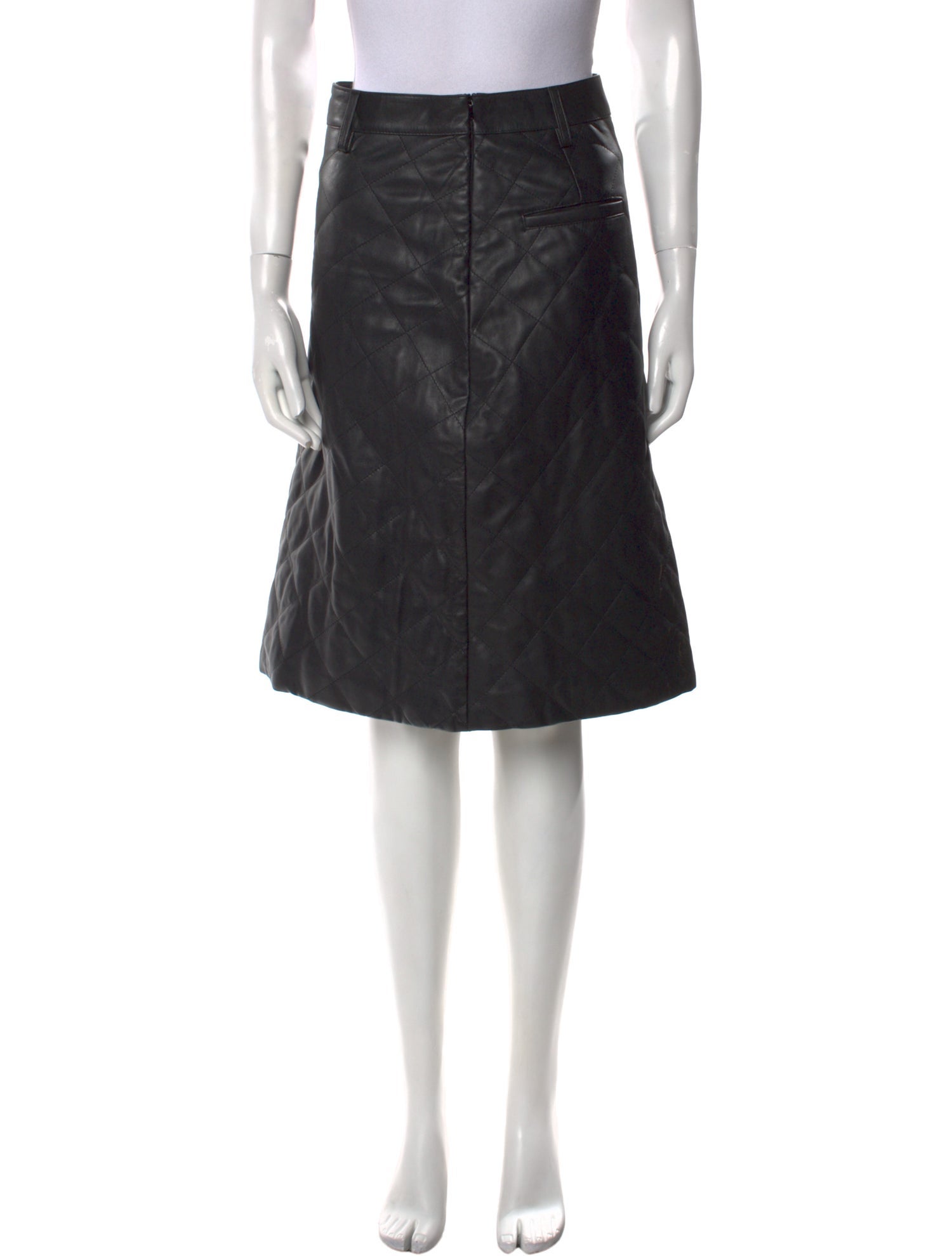 Dodo Bar Or Leather Knee-Length Skirt