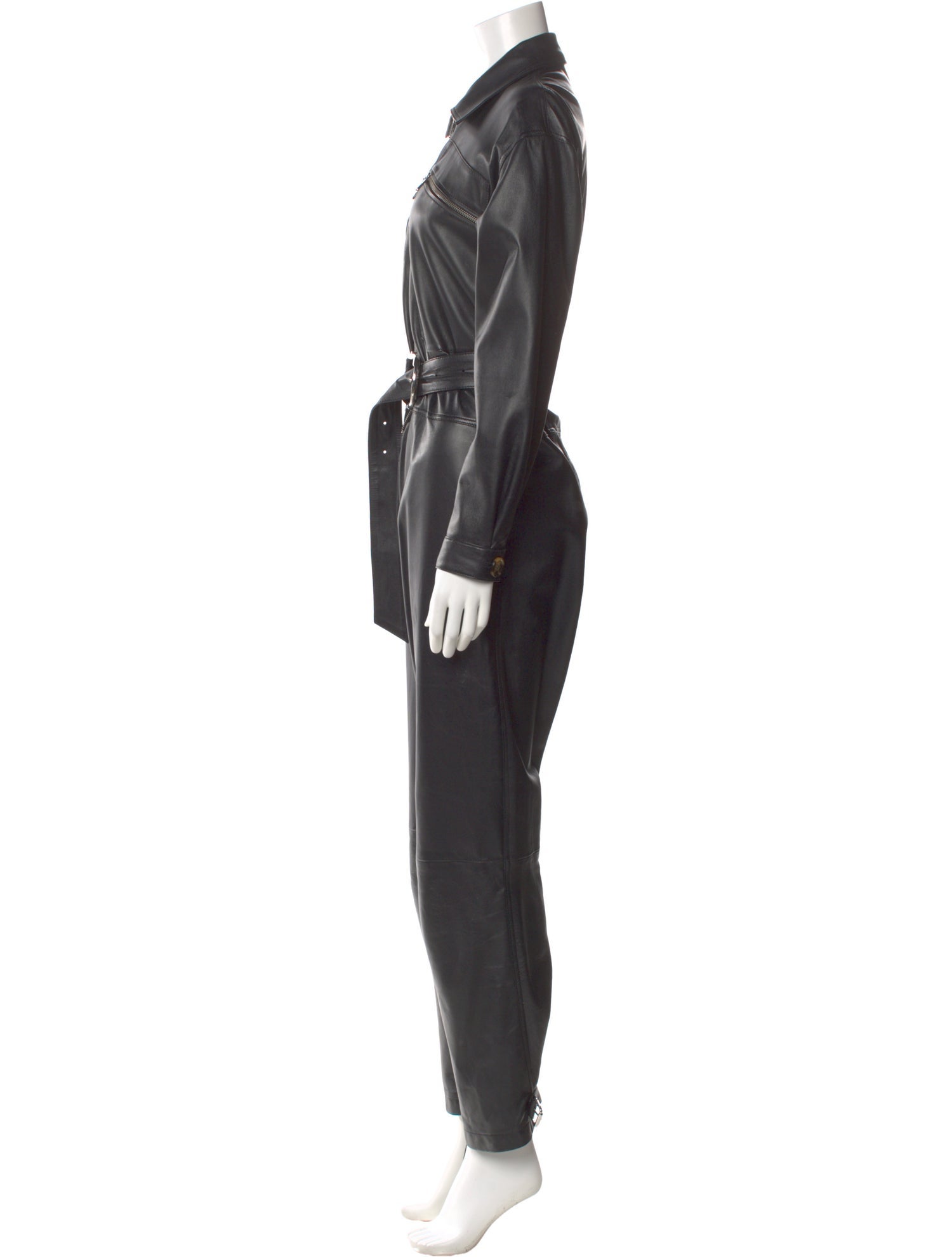 Dodo Bar Or Leather Jumpsuit
