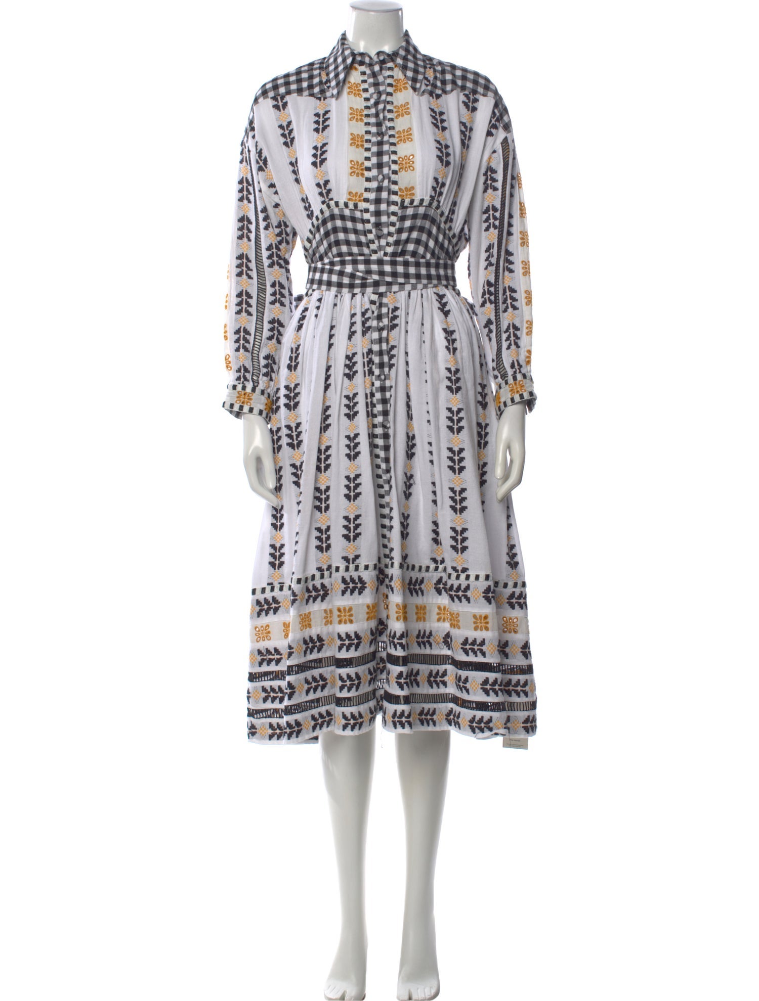 dodo bar or midi dress Dodo Bar Or Black Lurex Chiffon Ruffle Detail Tiered Belted Midi Dress M
