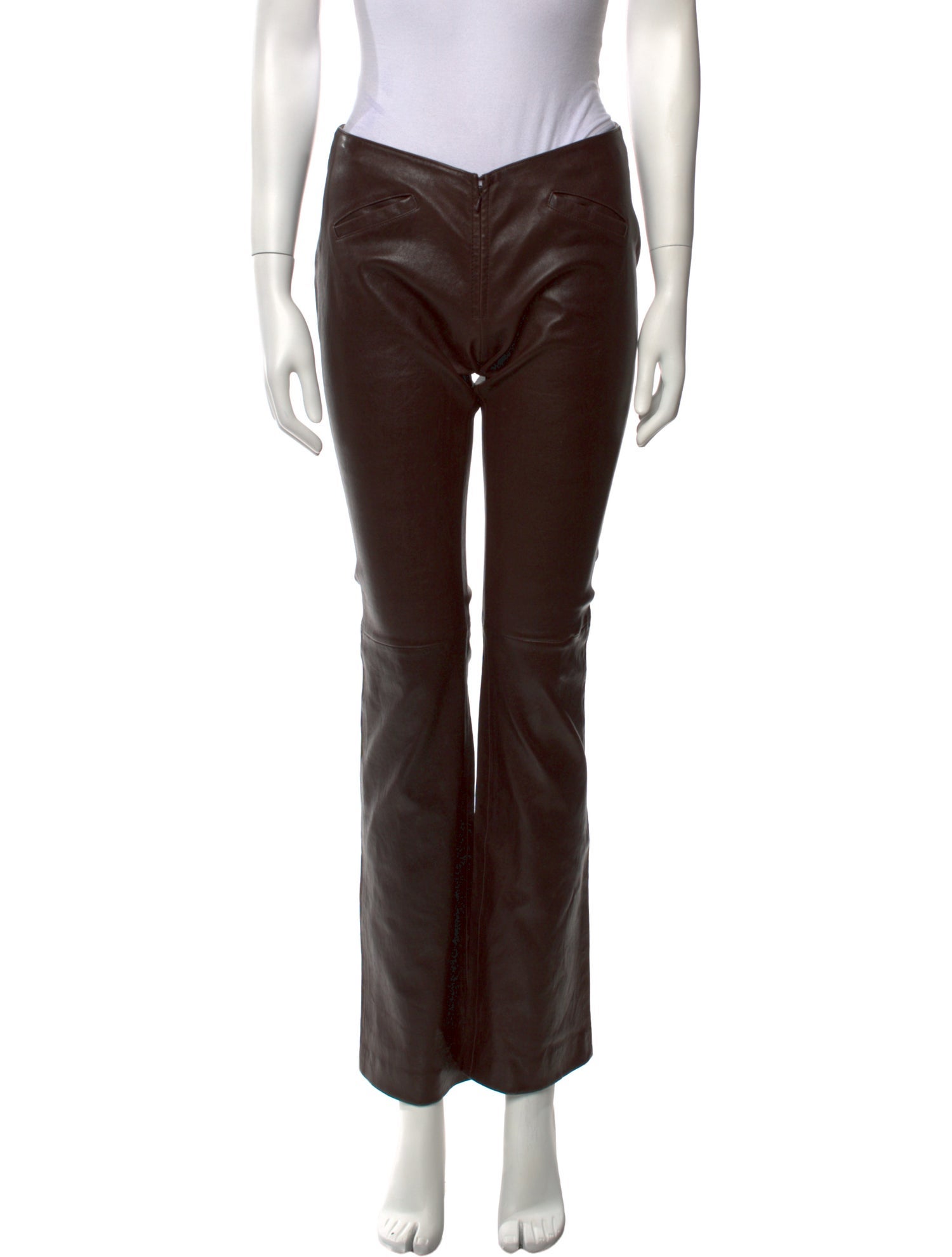 DDC Lab Leather Straight Leg Pants