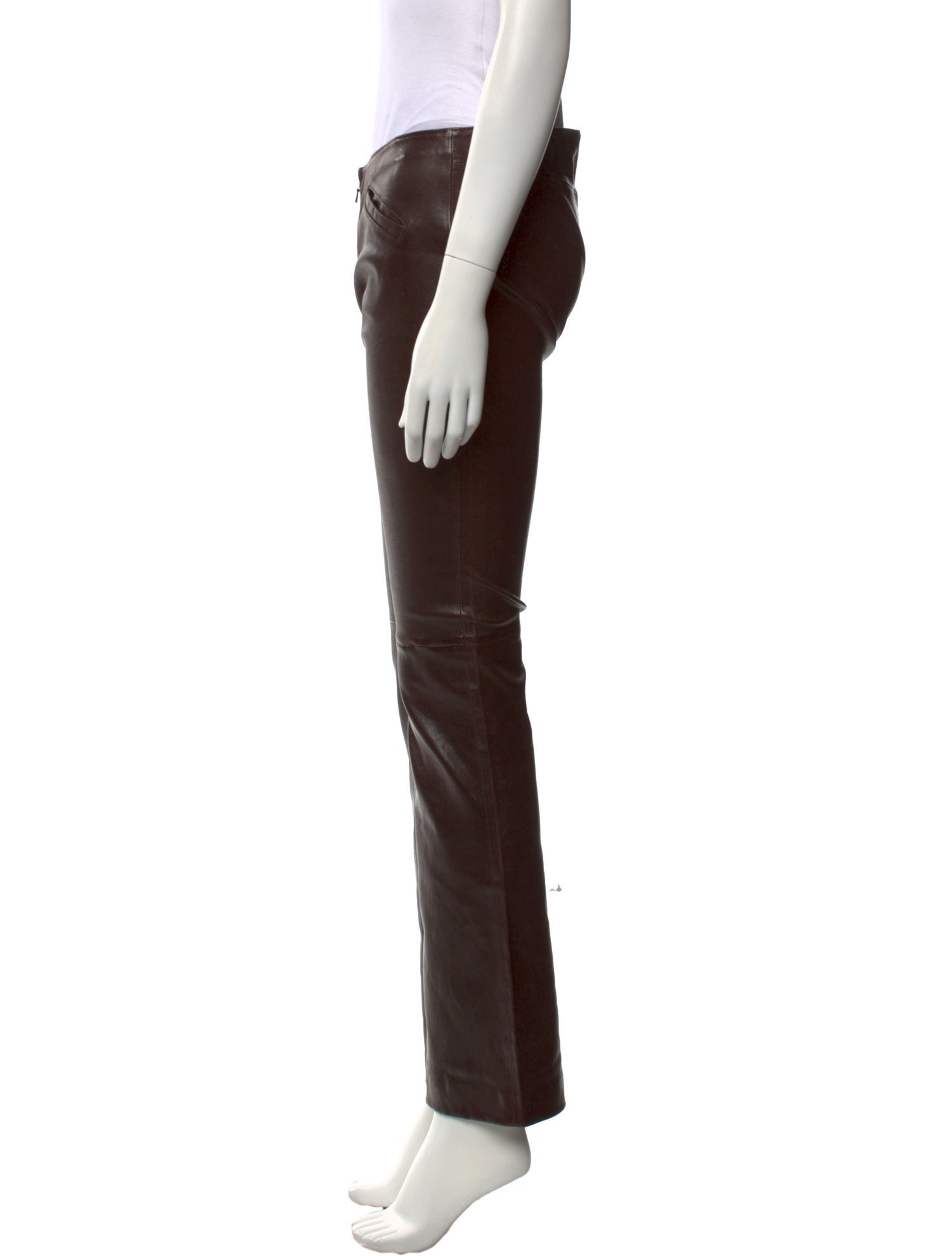 DDC Lab Leather Straight Leg Pants