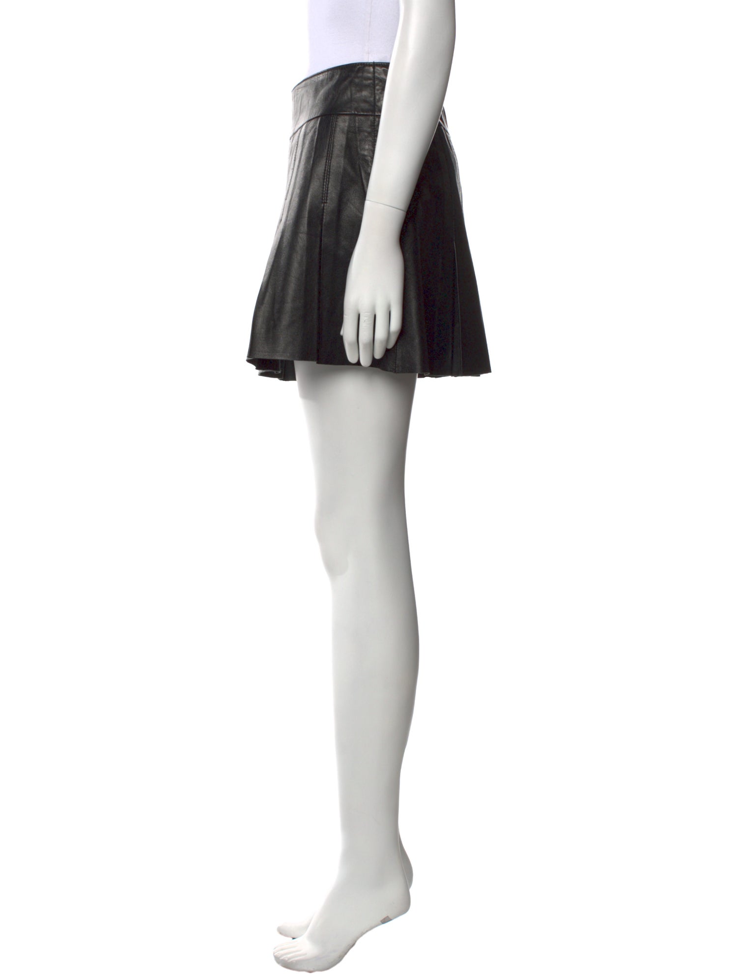 DDC Lab Lamb Leather Mini Skirt