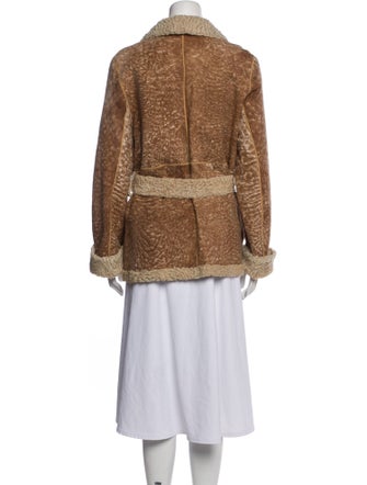 Dicker & Dicker Furs Printed Trench Coat