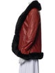 Dicker & Dicker Furs Colorblock Pattern Faux Fur Jacket