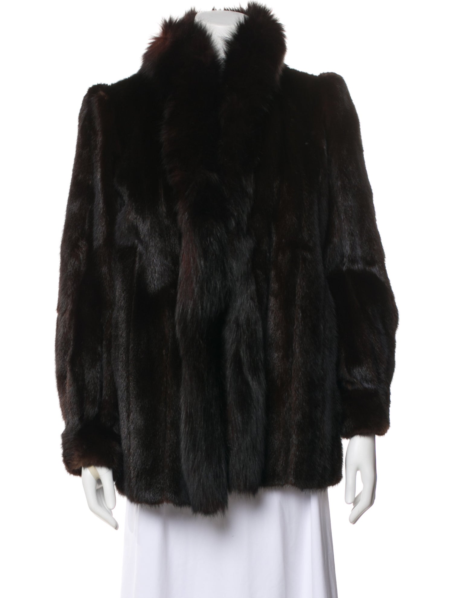 Dicker & Dicker Furs Mink Faux Fur Jacket