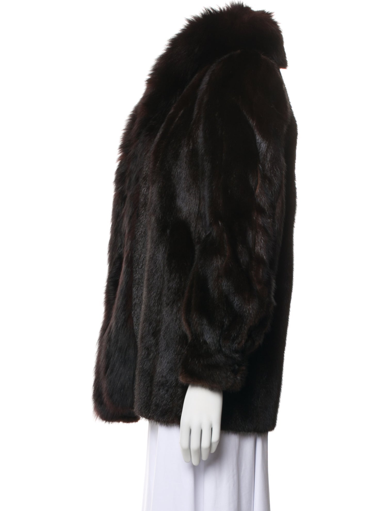 Dicker & Dicker Furs Mink Faux Fur Jacket