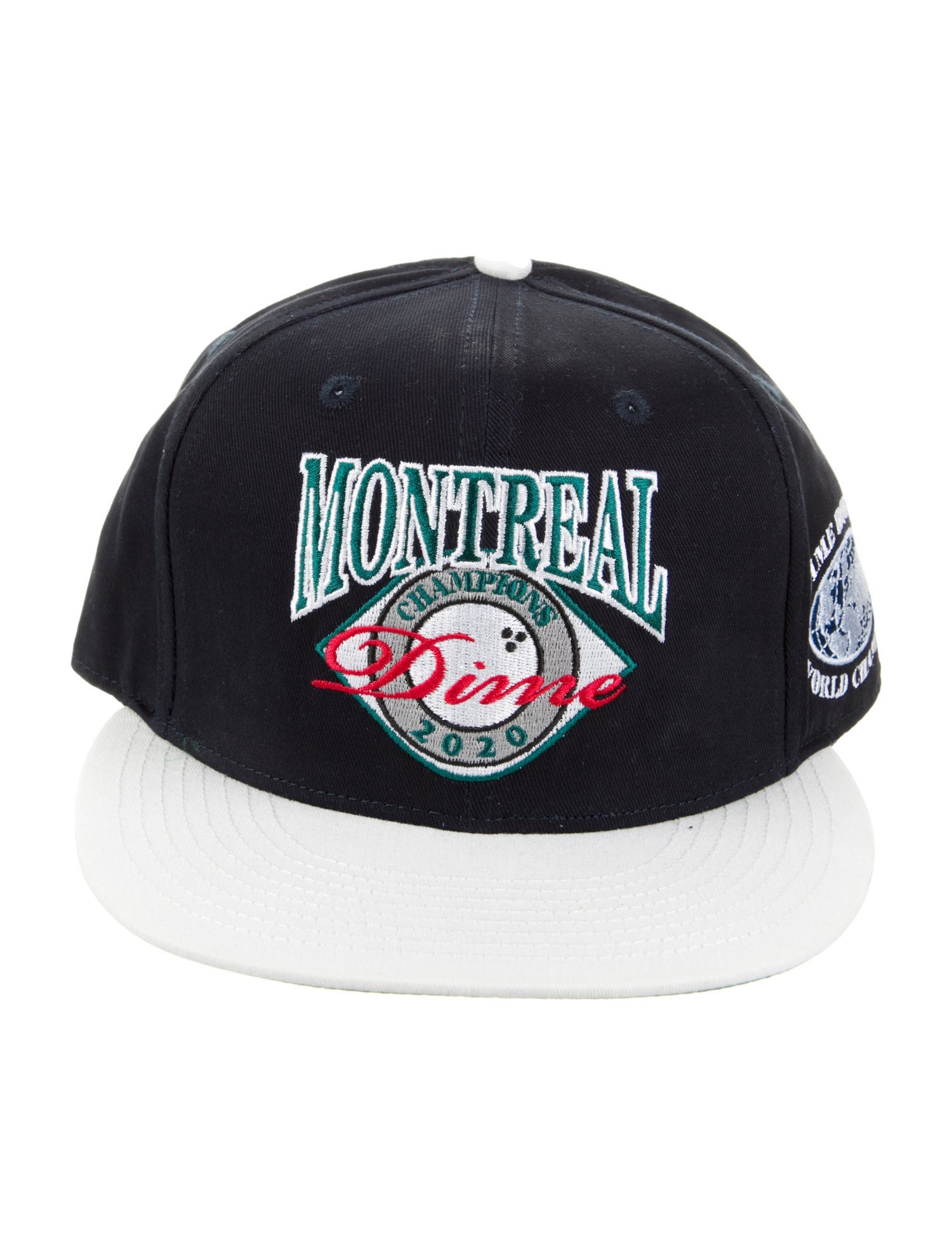 Dime Embroidered Snapback Hat