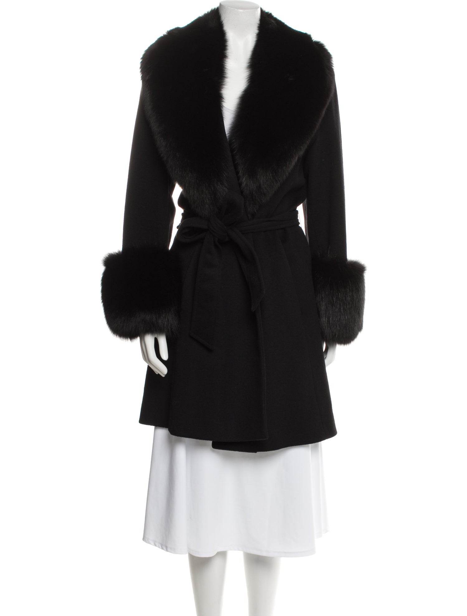 Dale Dressin Wool Fur Coat