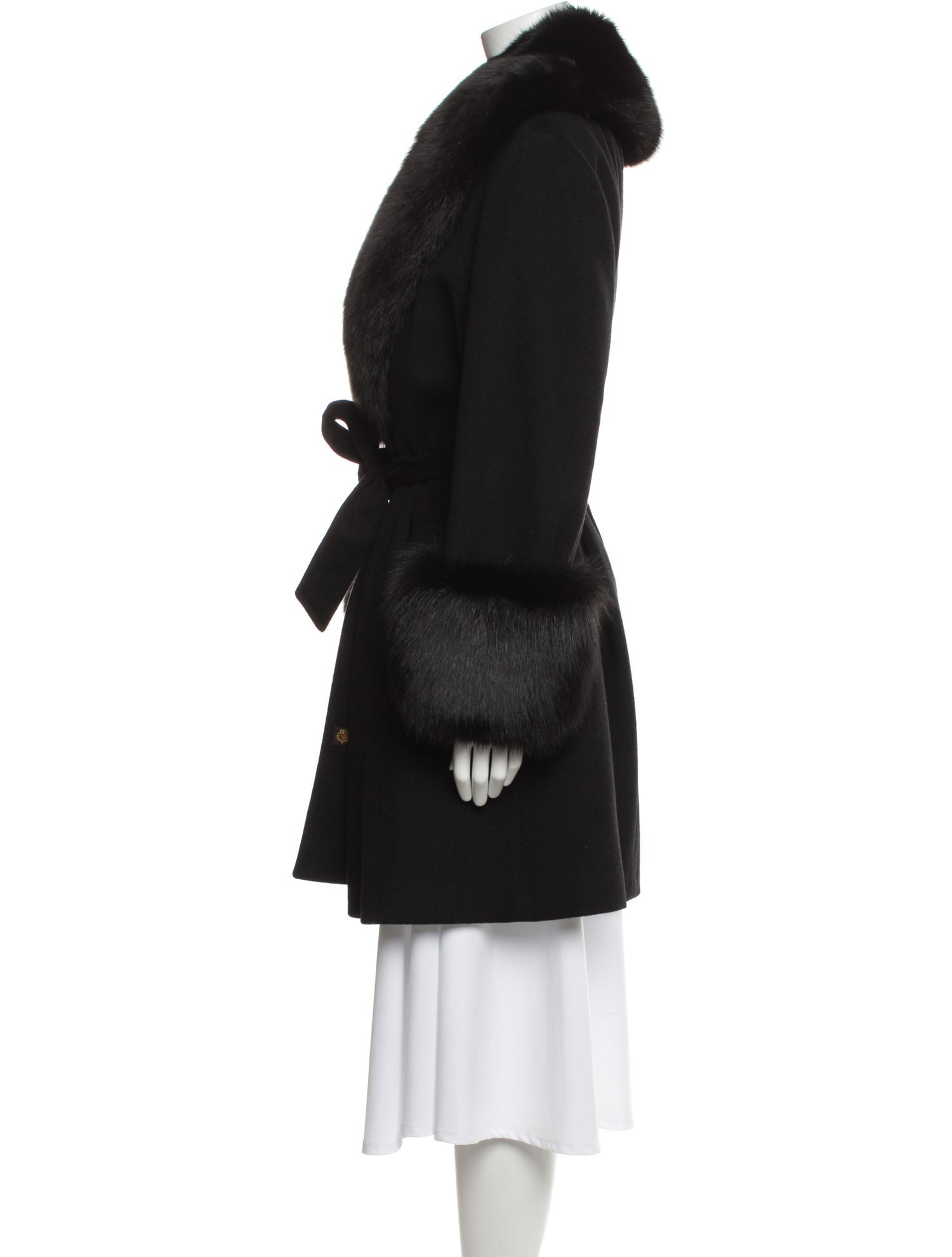 Dale Dressin Wool Fur Coat