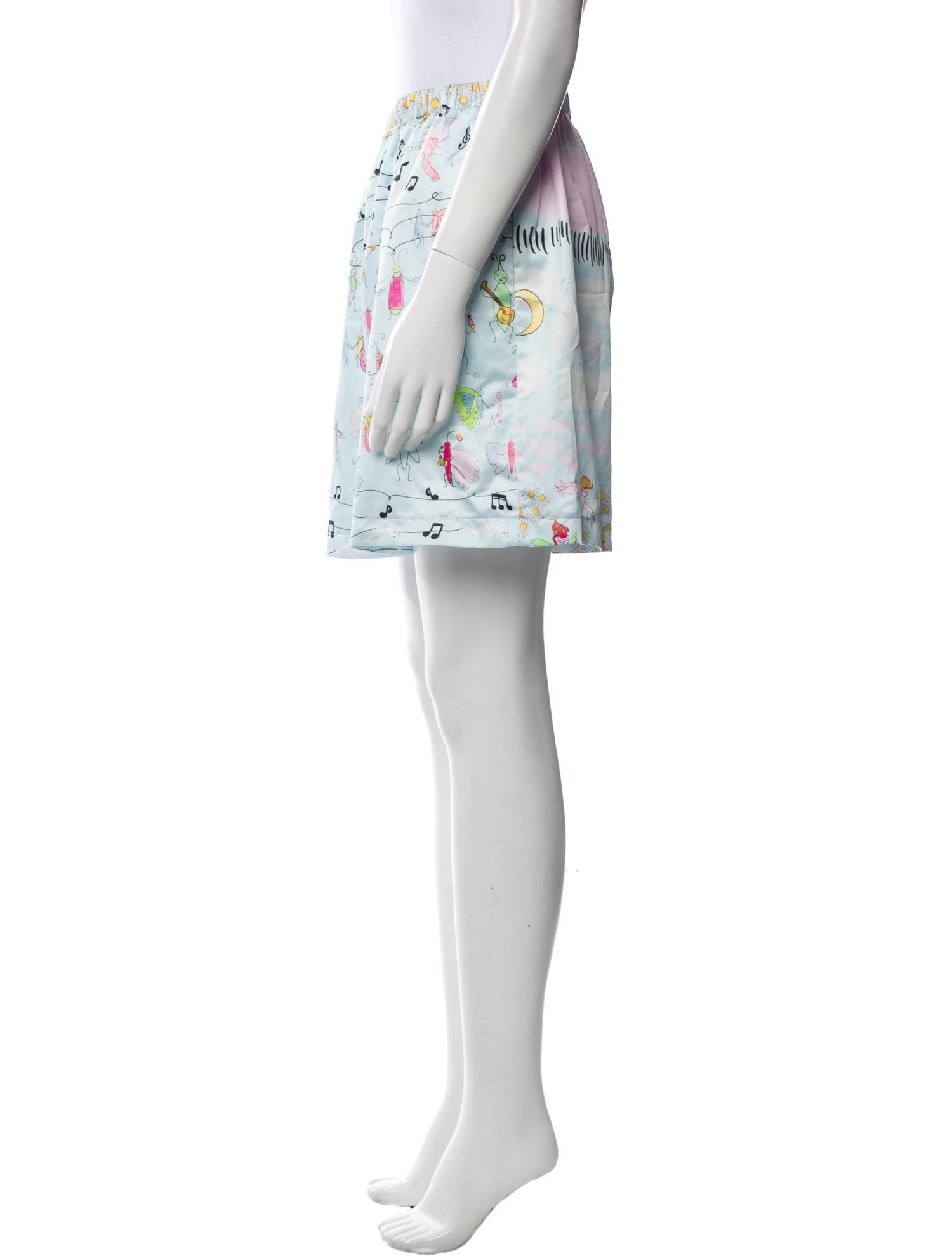 DAUPHINETTE Floral Print Mini Shorts