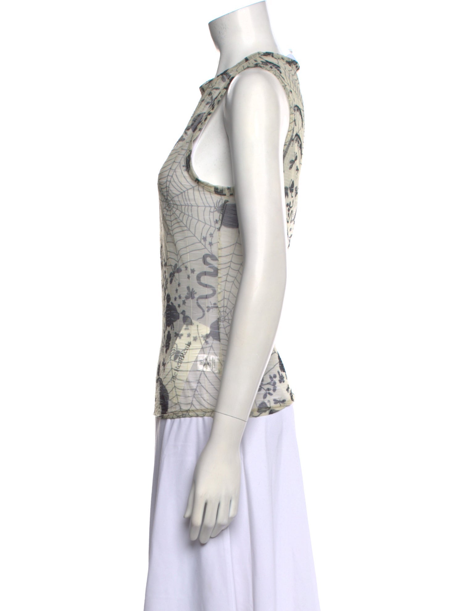 DAUPHINETTE Mesh Printed Top