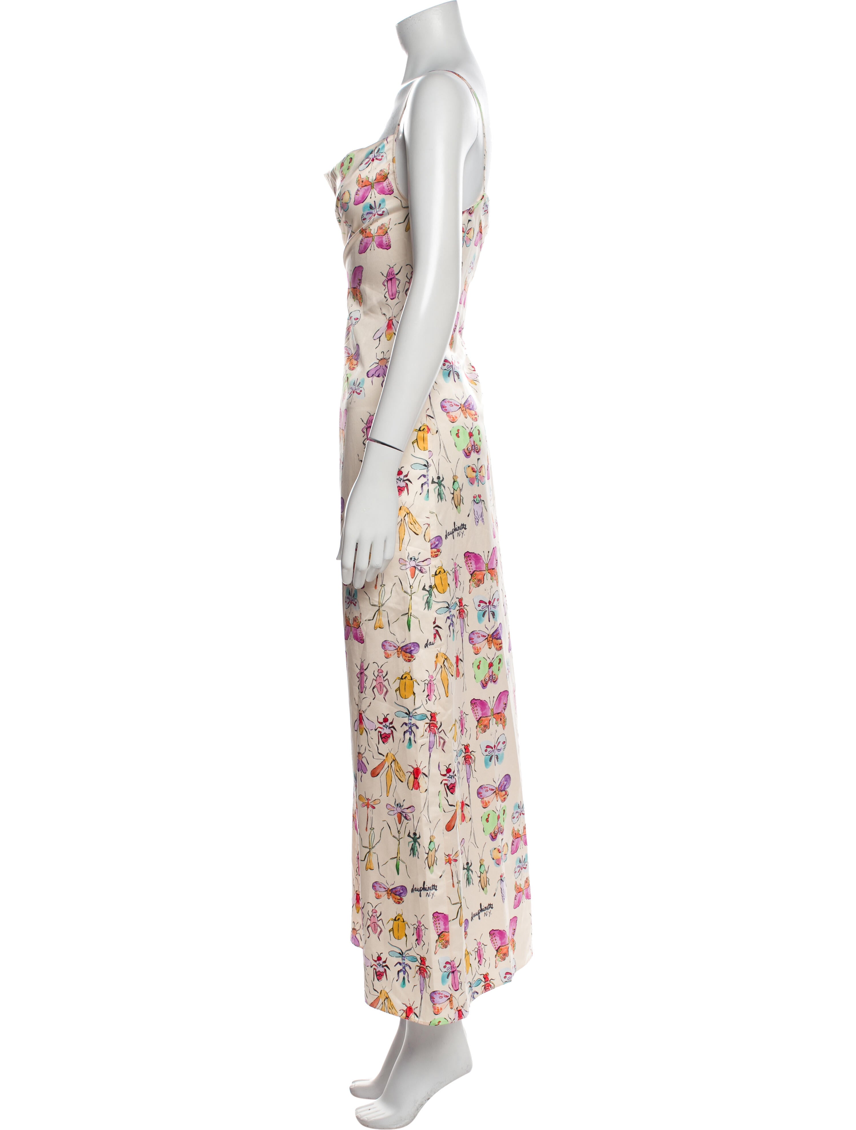DAUPHINETTE Floral Print Long Dress