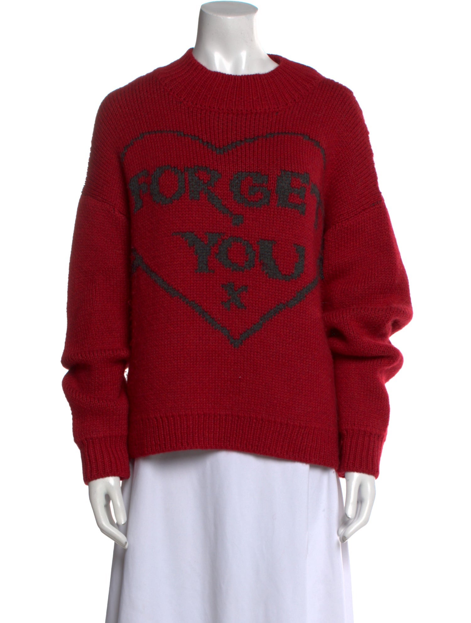 DAUPHINETTE Baby Alpaca Graphic Print Sweater