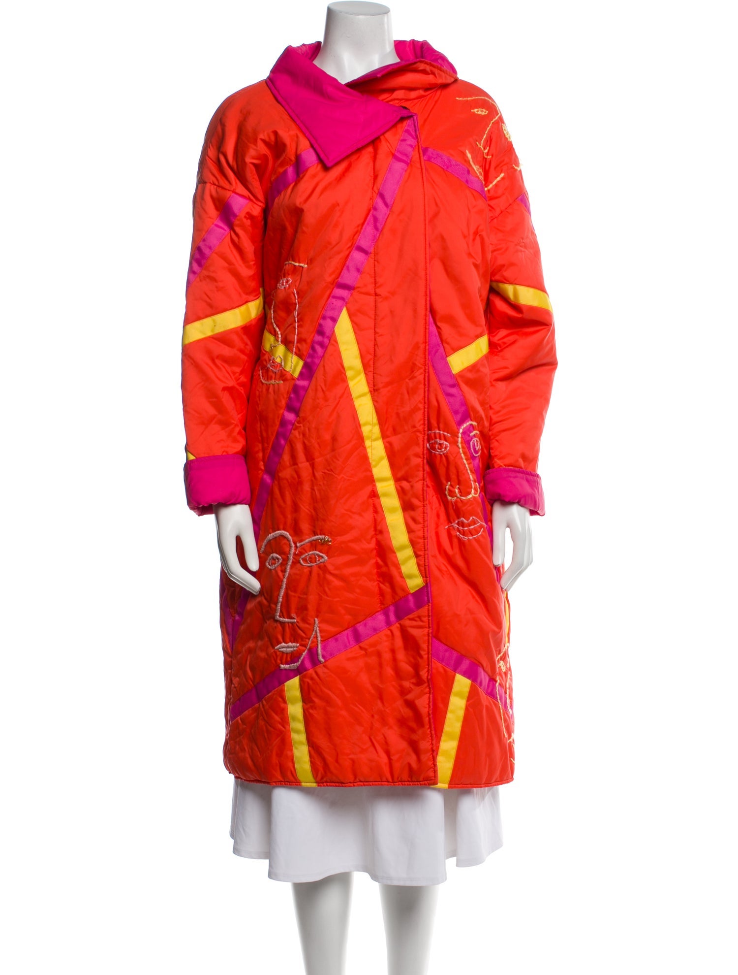 DAUPHINETTE Printed Trench Coat