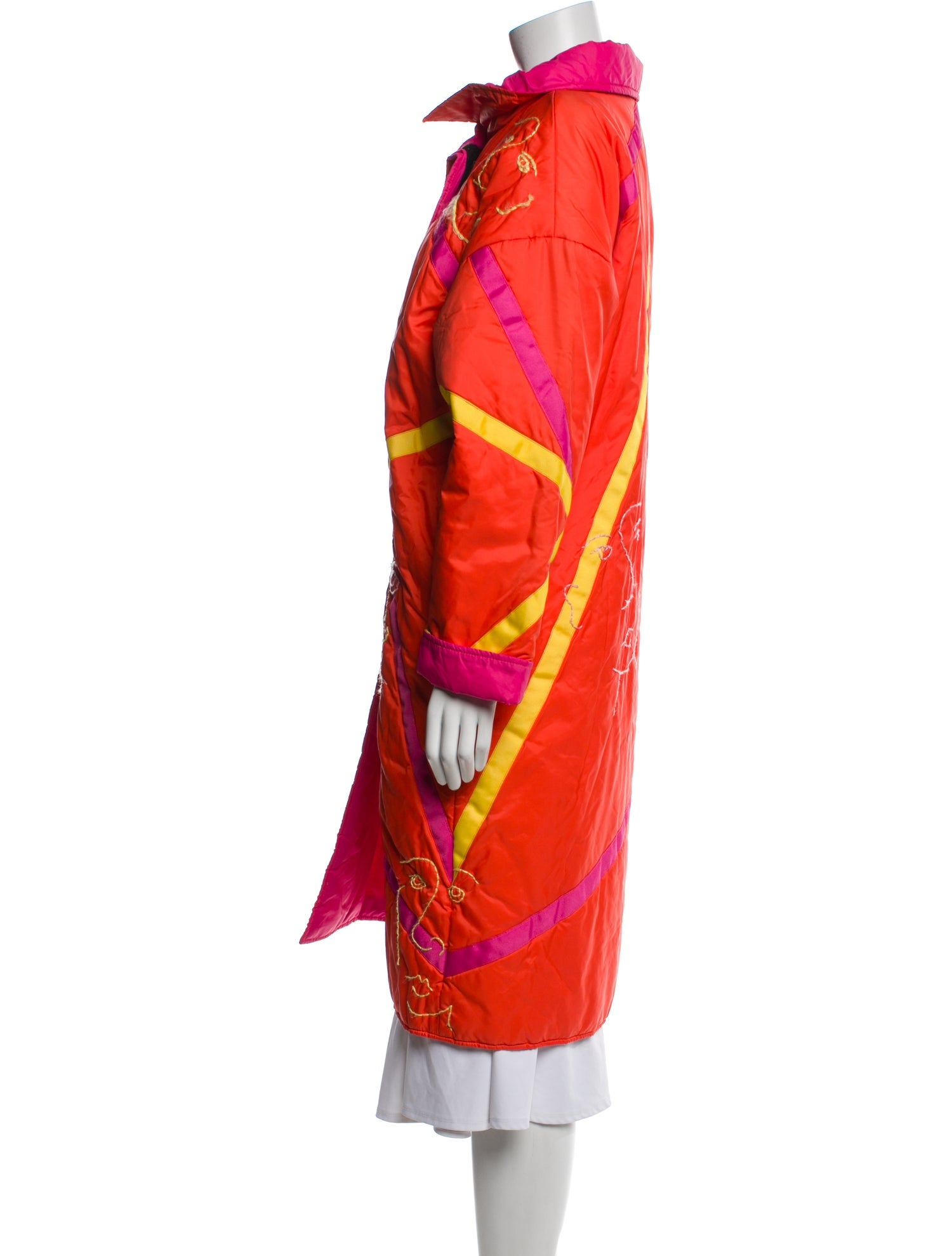 DAUPHINETTE Printed Trench Coat