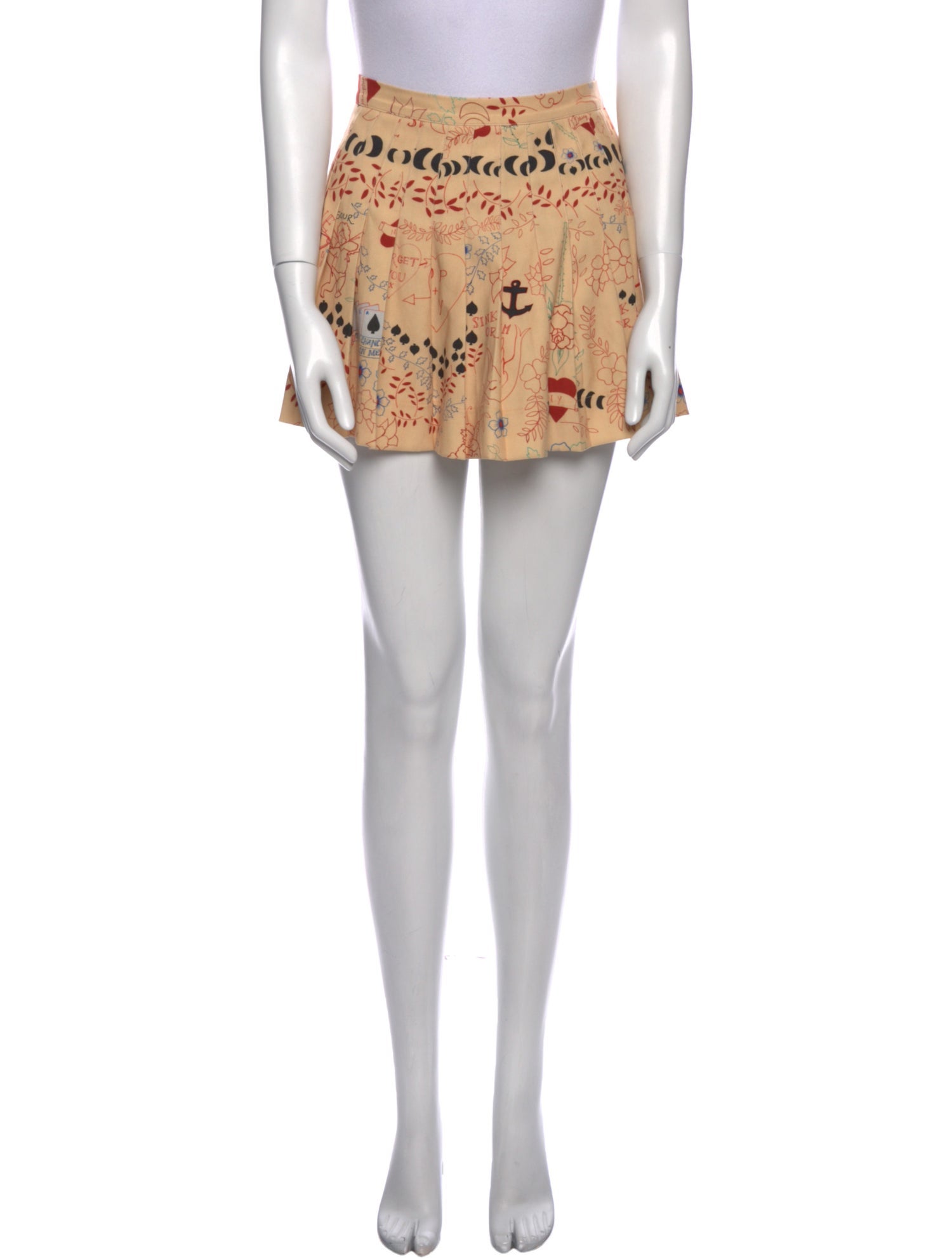 DAUPHINETTE Printed Mini Skirt