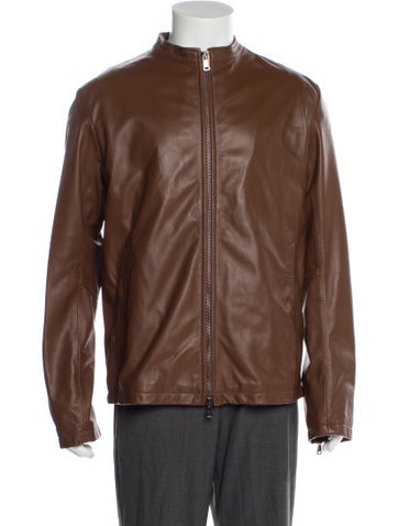 Dacute Outerwear Leather Moto Jacket XXL