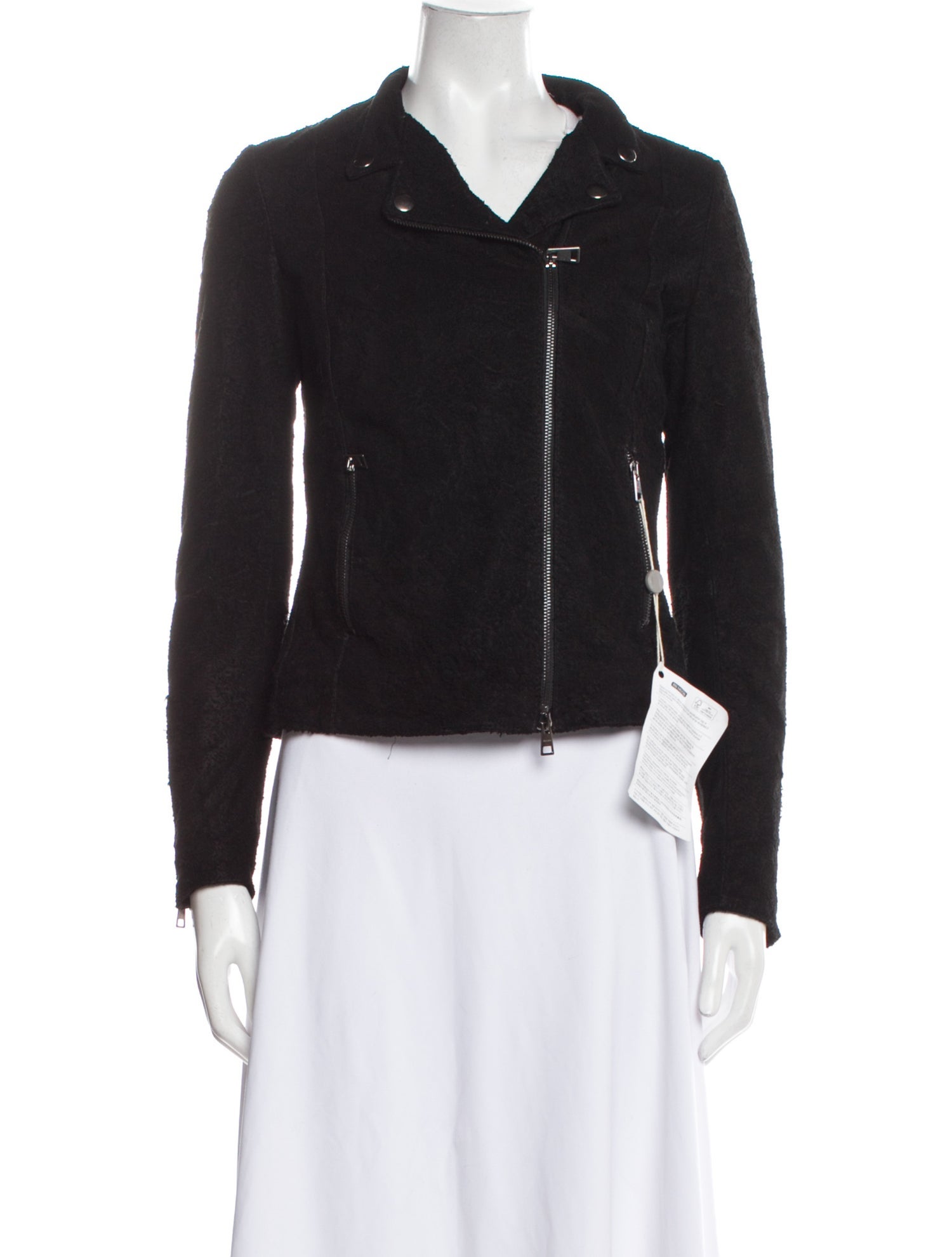 Dacute Leather Biker Jacket