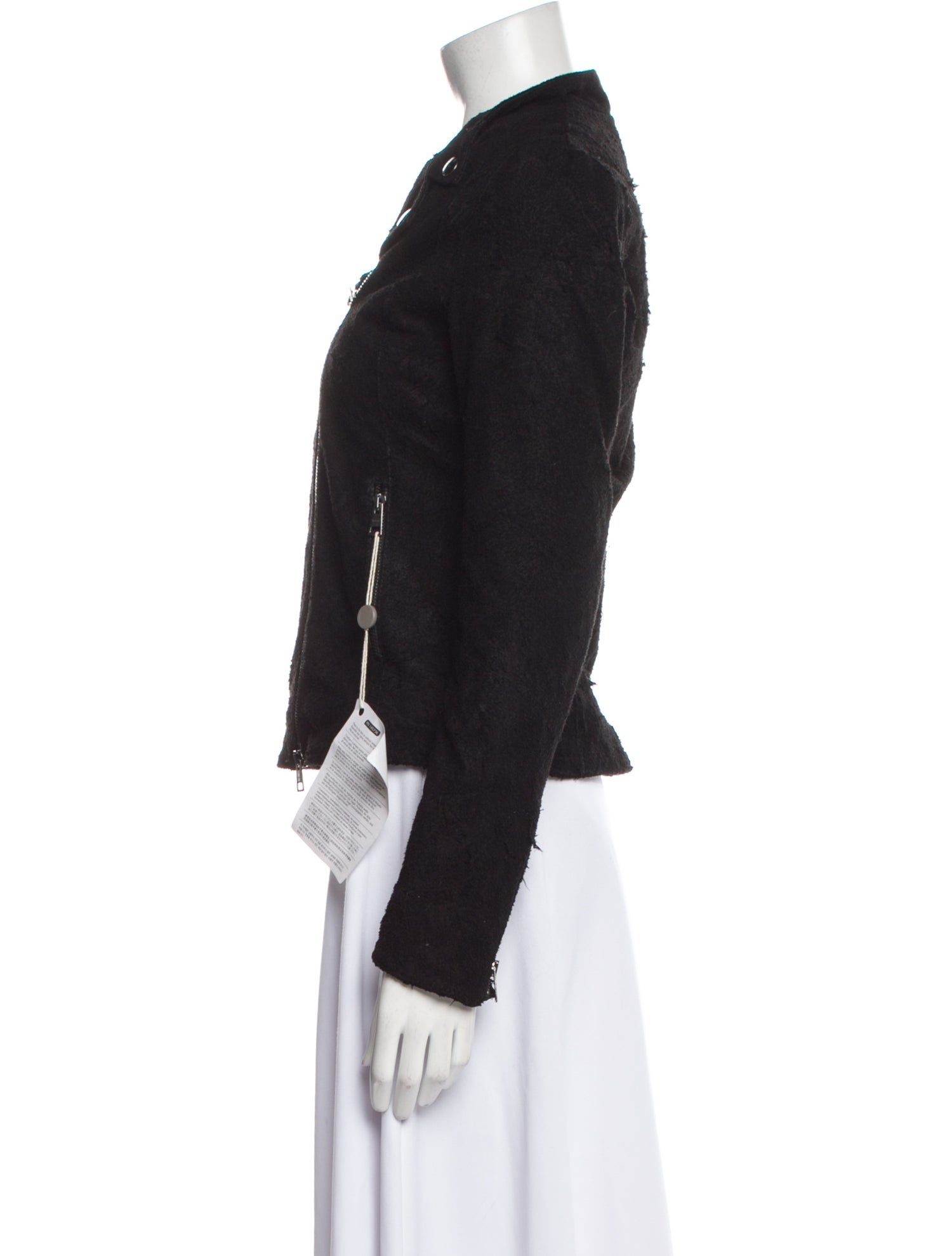 Dacute Leather Biker Jacket