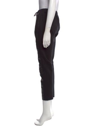 Dea The Label Leather Straight Leg Pants