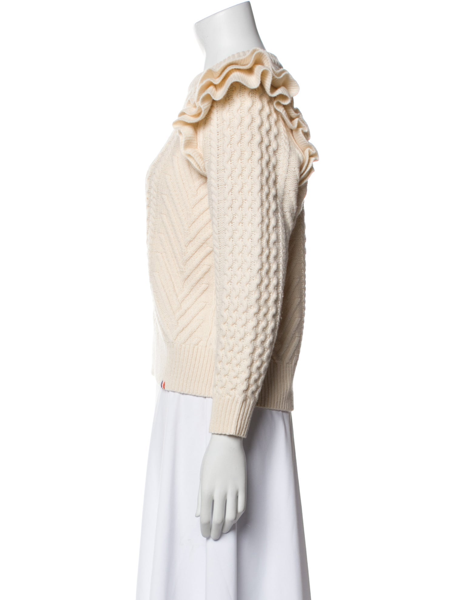 Demylee x Clare V. Wool Crew Neck Sweater