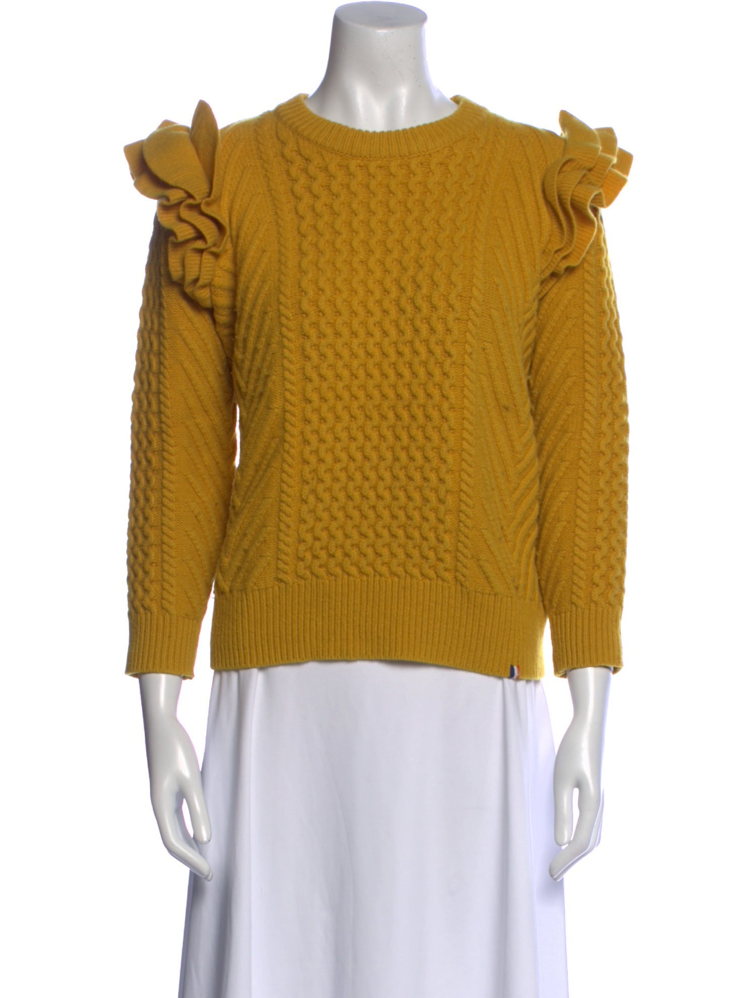 Demylee x Clare V. Wool Crew Neck Sweater