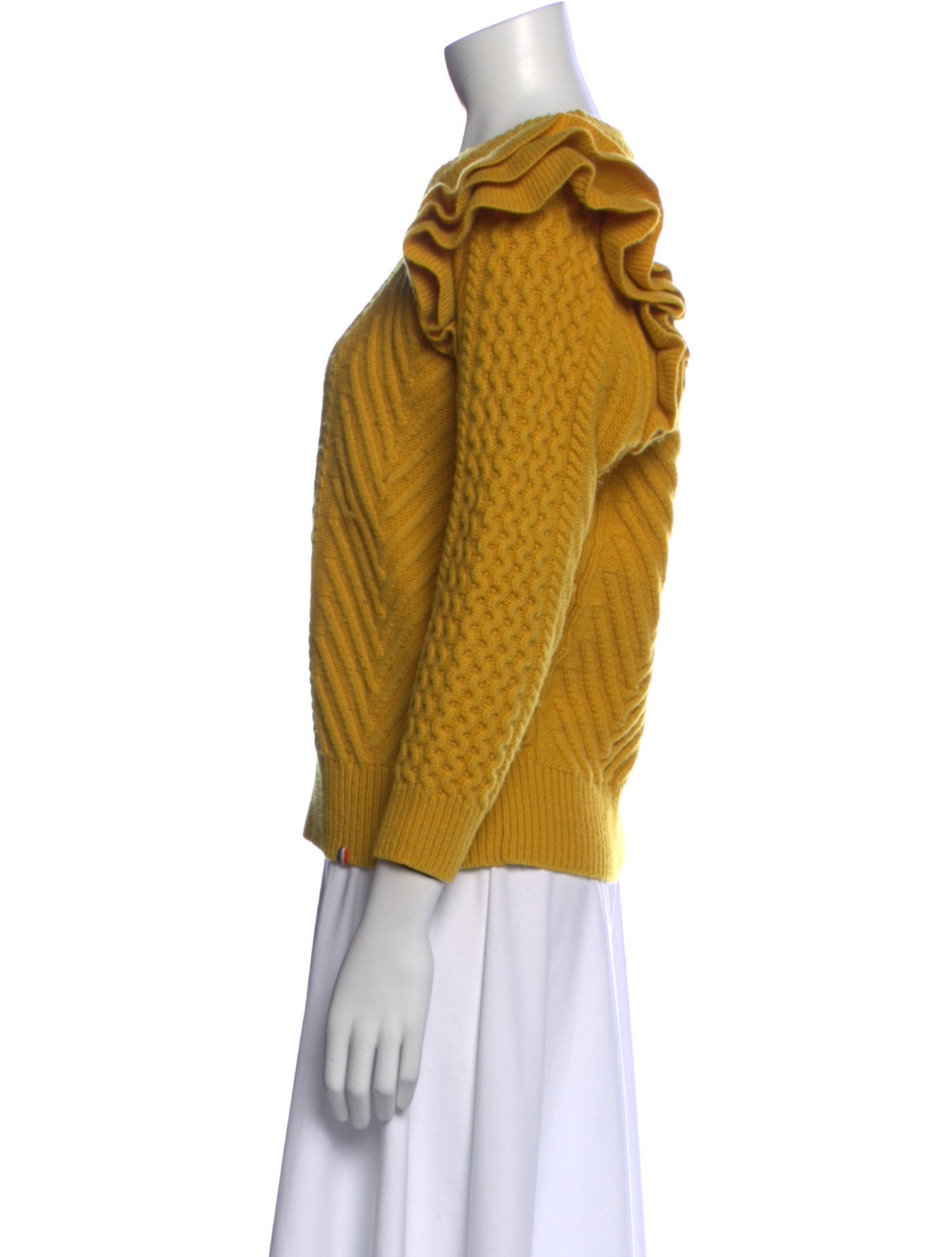 Demylee x Clare V. Wool Crew Neck Sweater