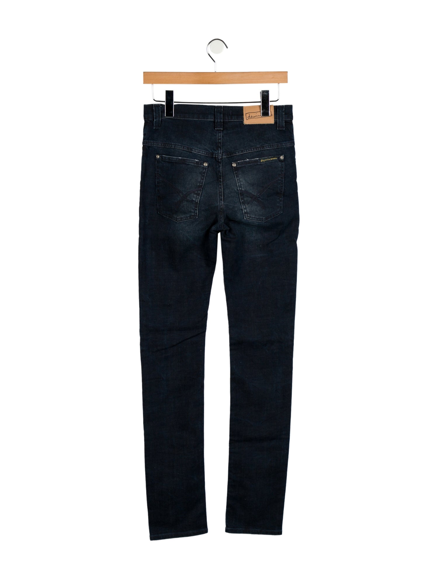 Denim Birds Mid-Rise Straight Leg Jeans