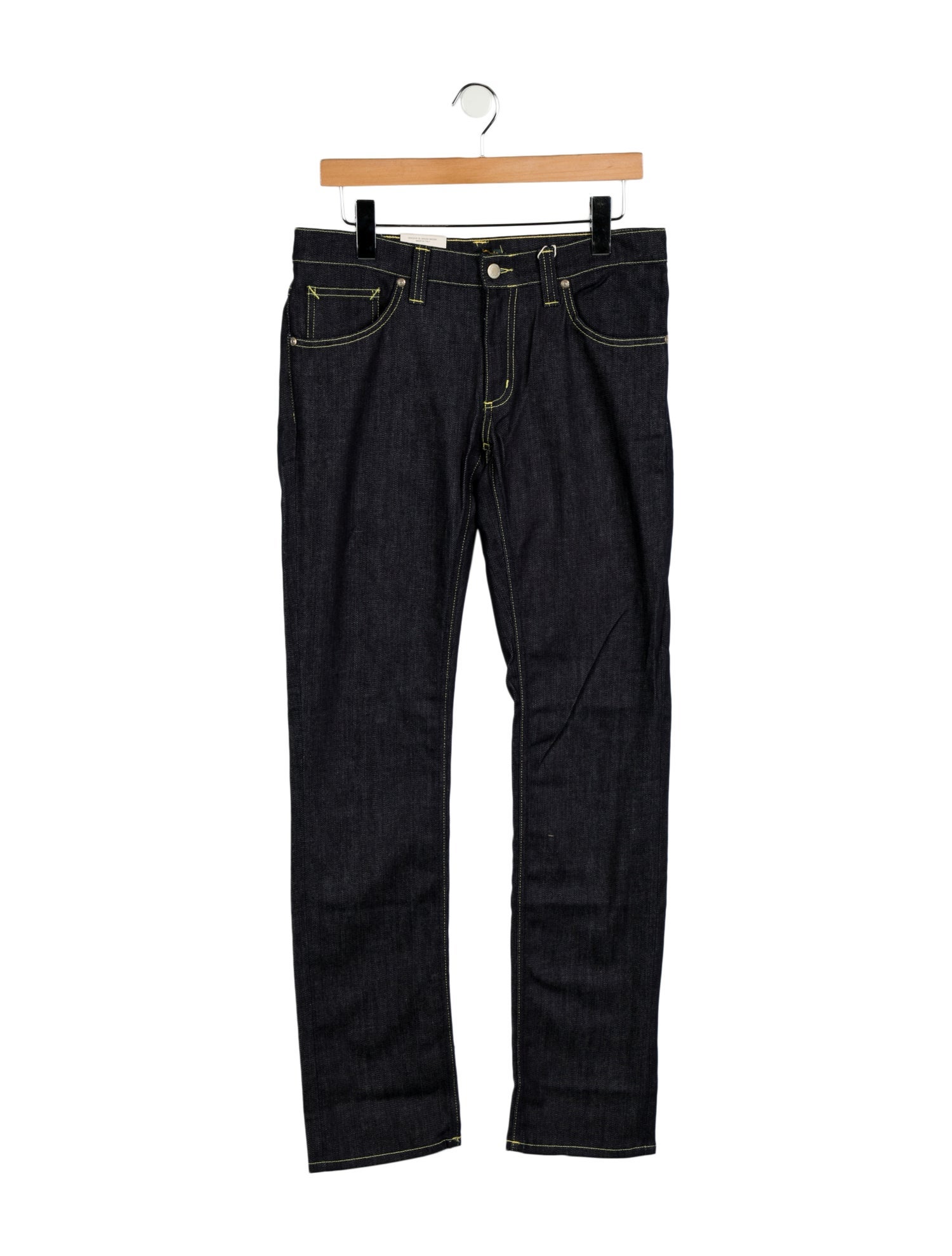 Denim Birds Mid-Rise Straight Leg Jeans