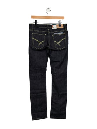 Denim Birds Mid-Rise Straight Leg Jeans